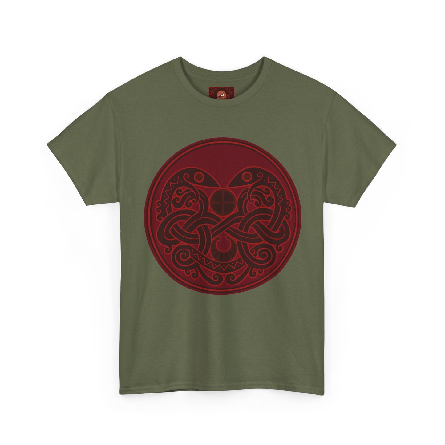 Viking Snake Cult Tee (Red) Unisex T-Shirt