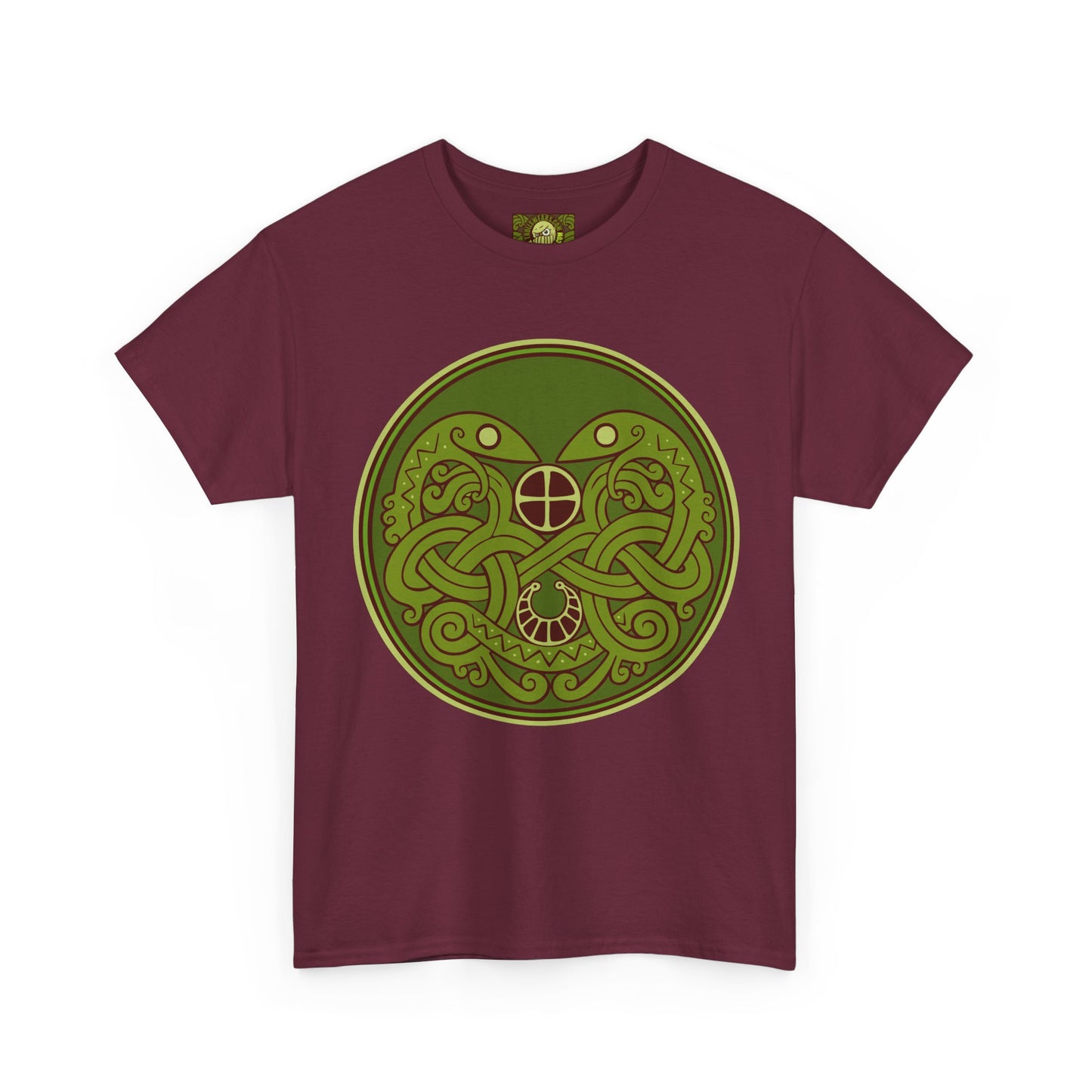 Viking Snake Cult Tee (green) Unisex T-Shirt