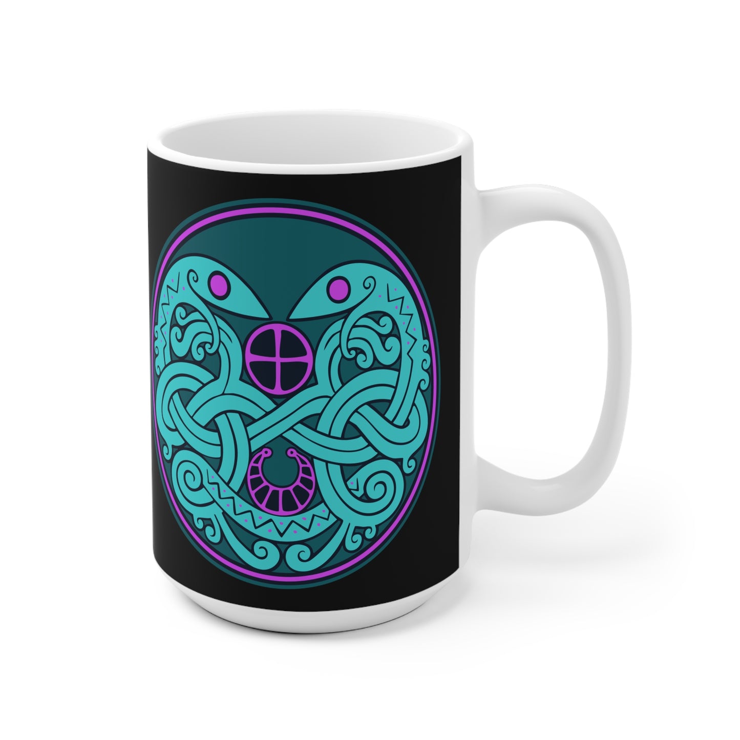 Viking Snake Cult - Neon - Mug