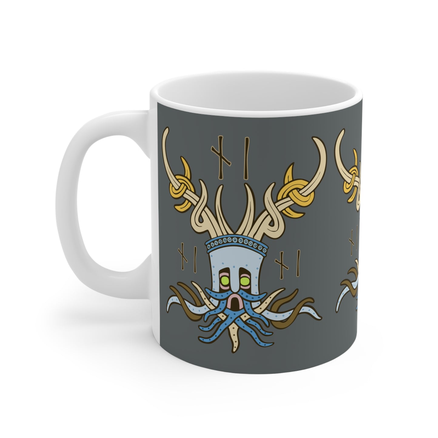 Viking Keeper of the Sacred Word - Ceramic Mug