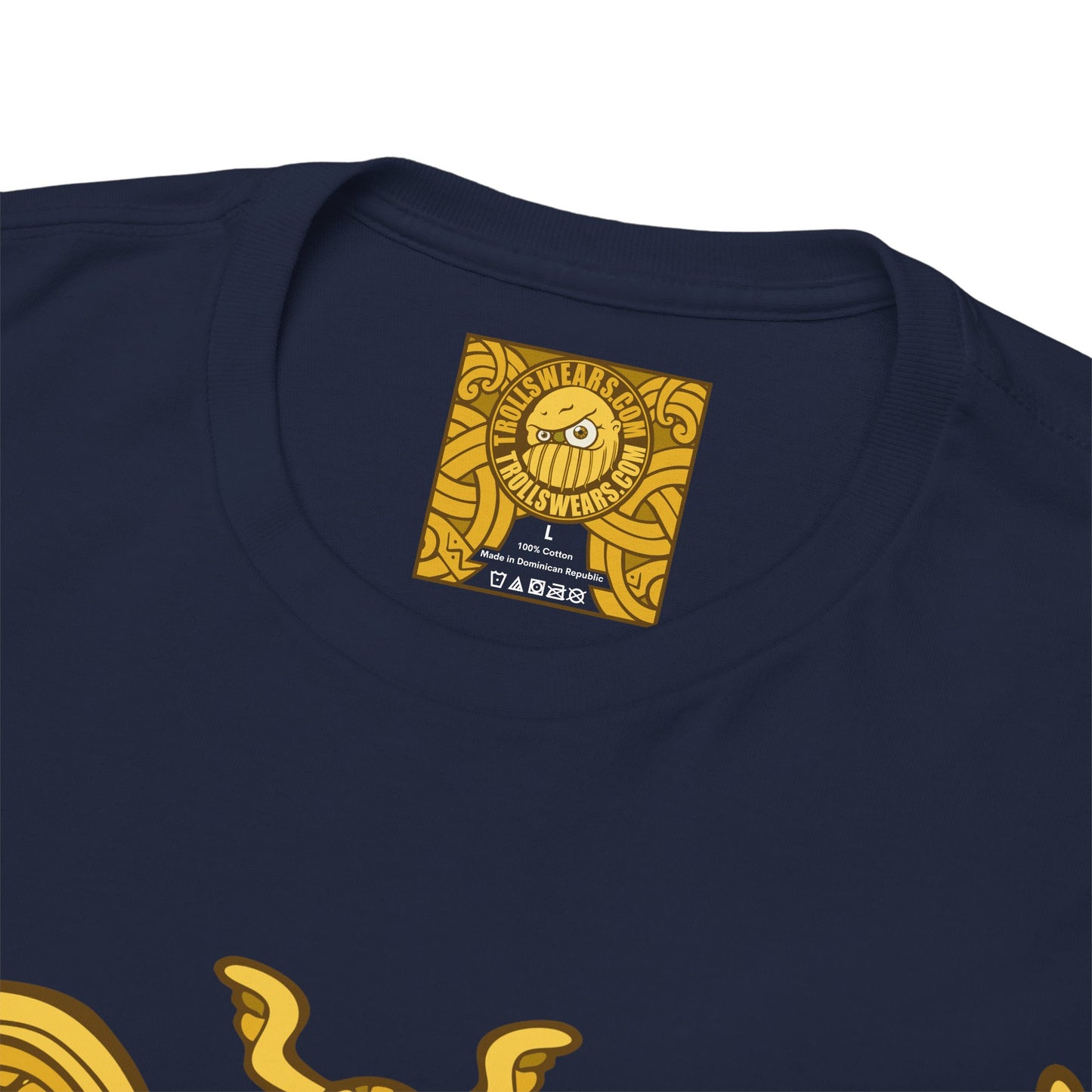 Gold Viking Style Animals Crest Unisex Tee