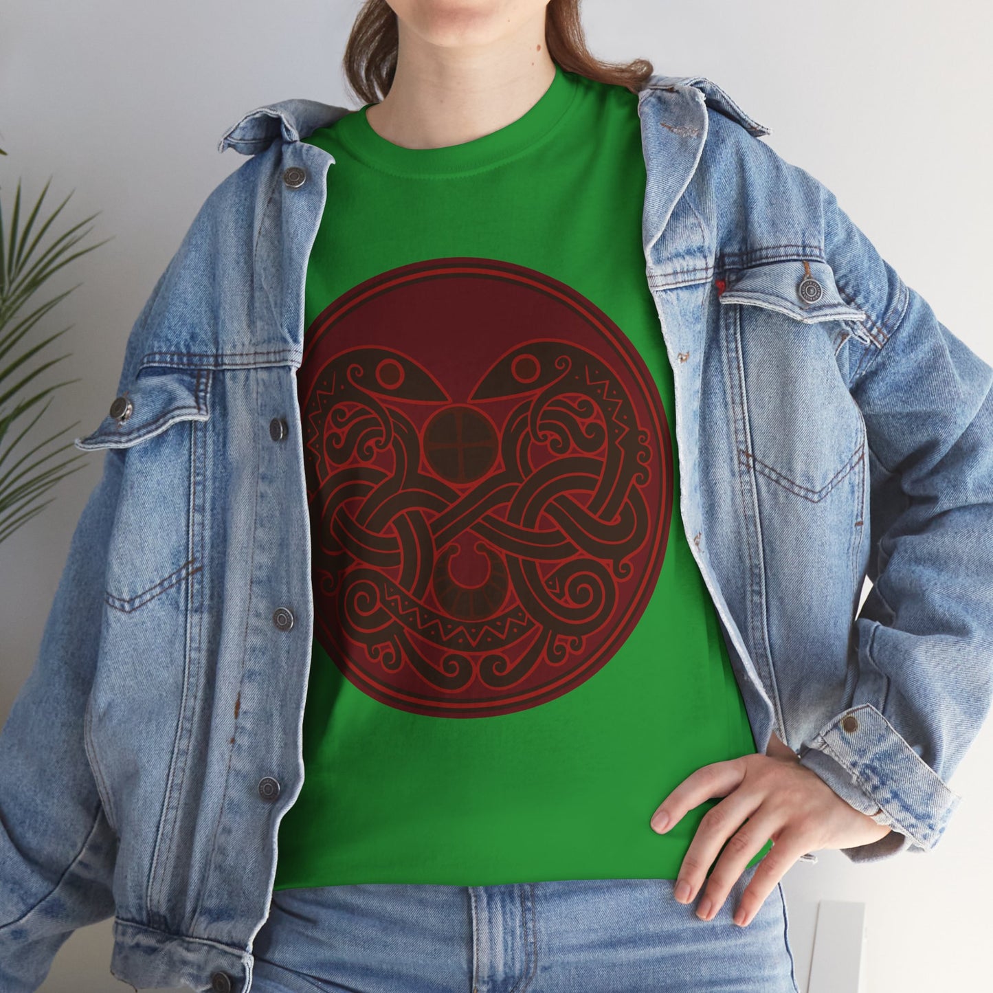 Viking Snake Cult Tee (Red) Unisex T-Shirt