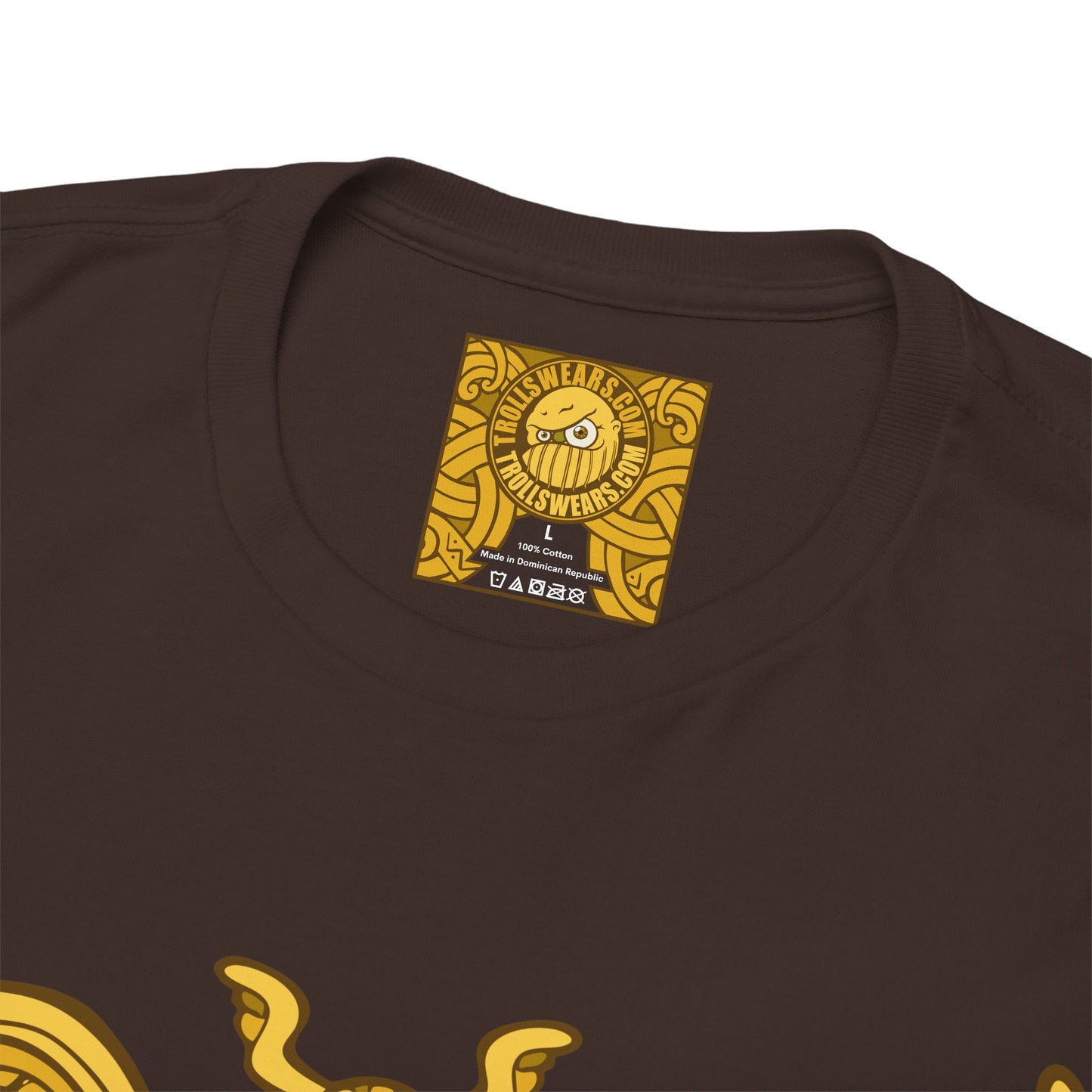 Gold Viking Style Animals Crest Unisex Tee