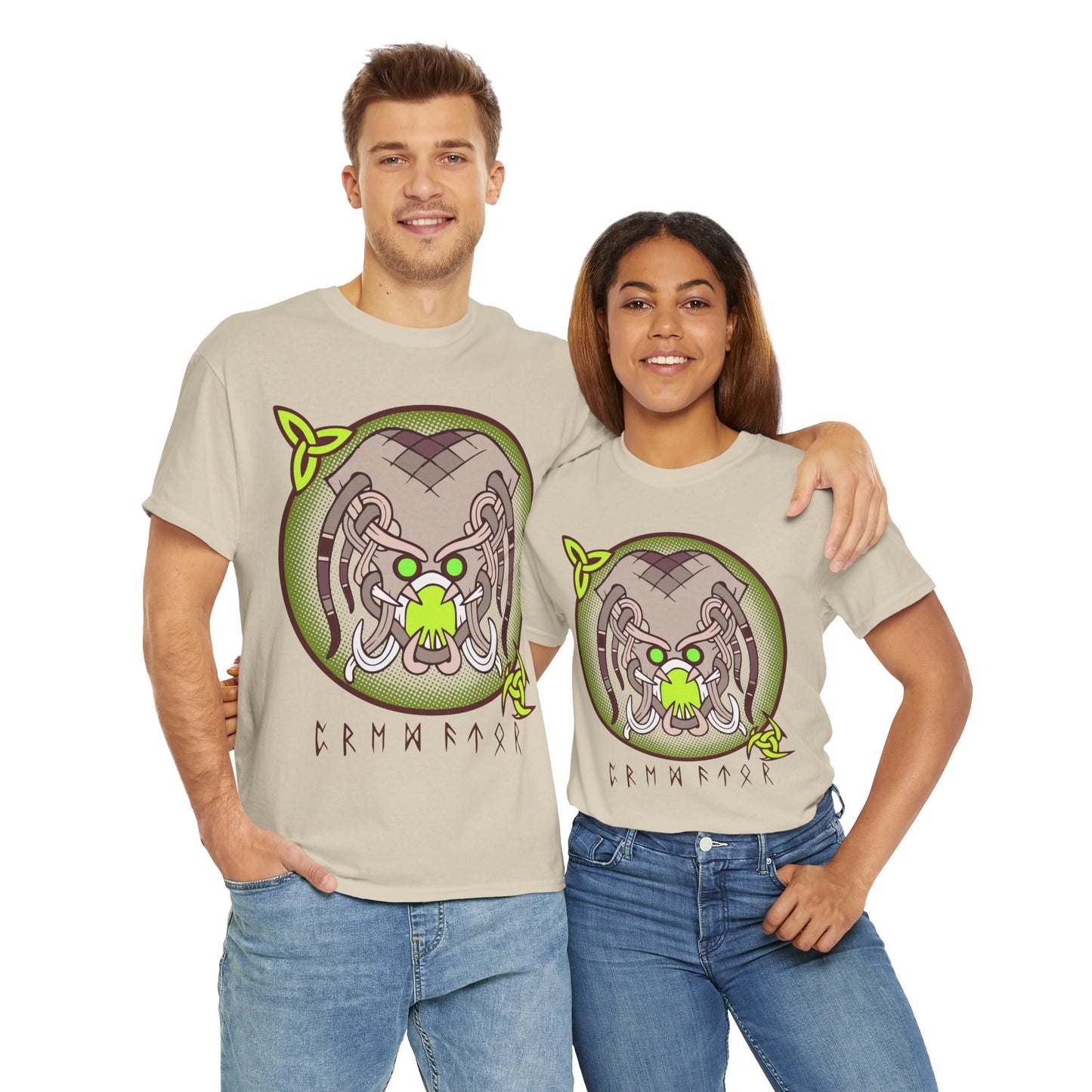 Viking Monster Unisex Tee - Grendel Hunter Design (EU)