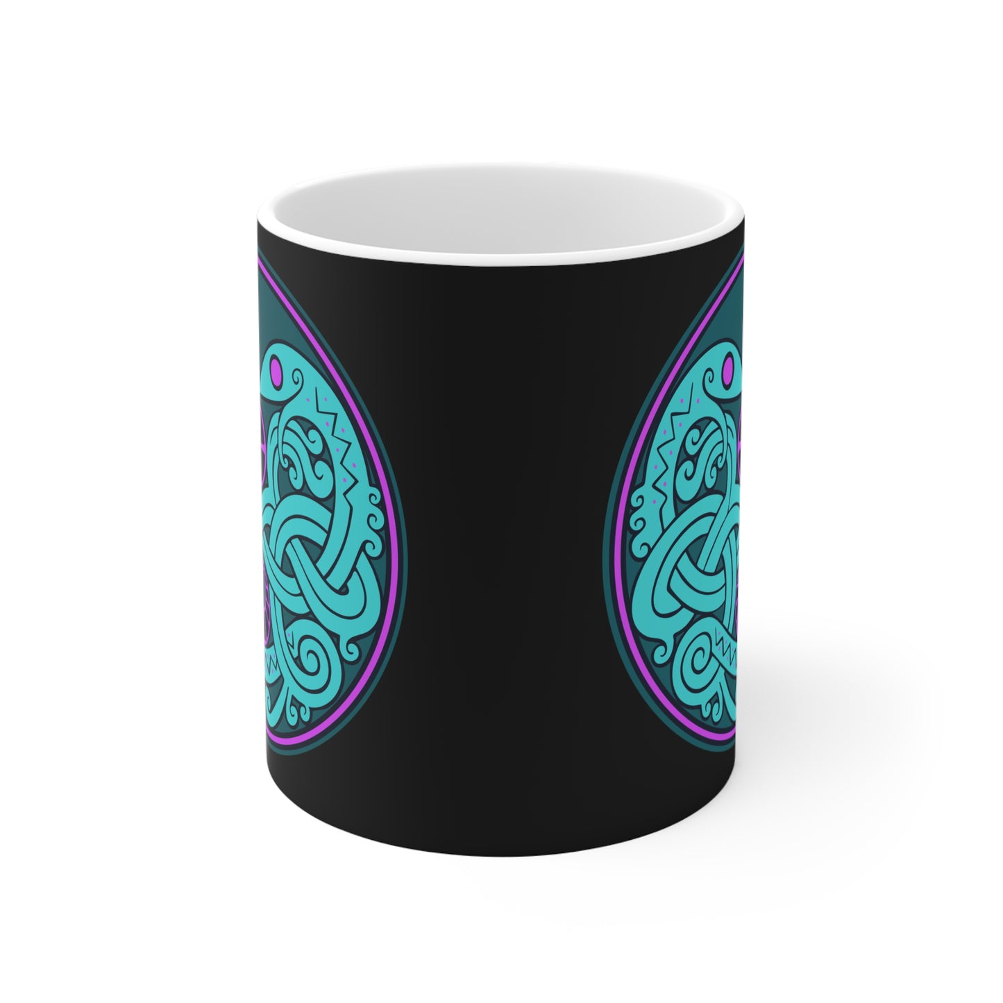 Viking Snake Cult - Neon - Mug