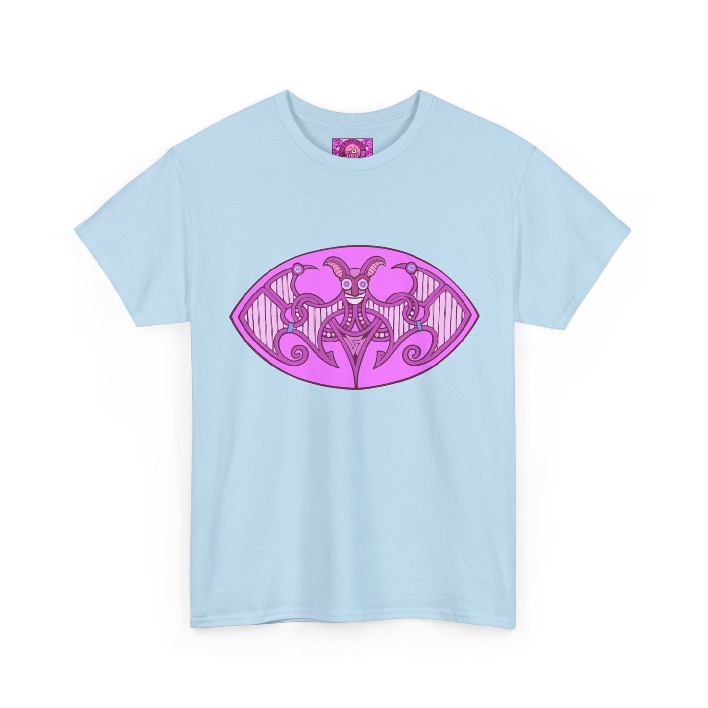 Viking style motif - The Batcarl - Unisex Heavy Cotton Tee