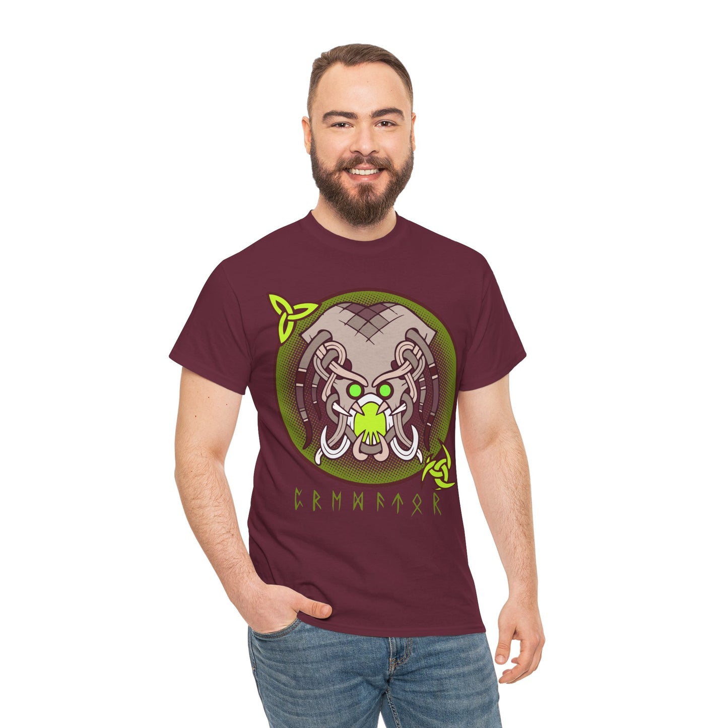 Viking Monster Unisex Tee - Grendel Hunter Design (EU)