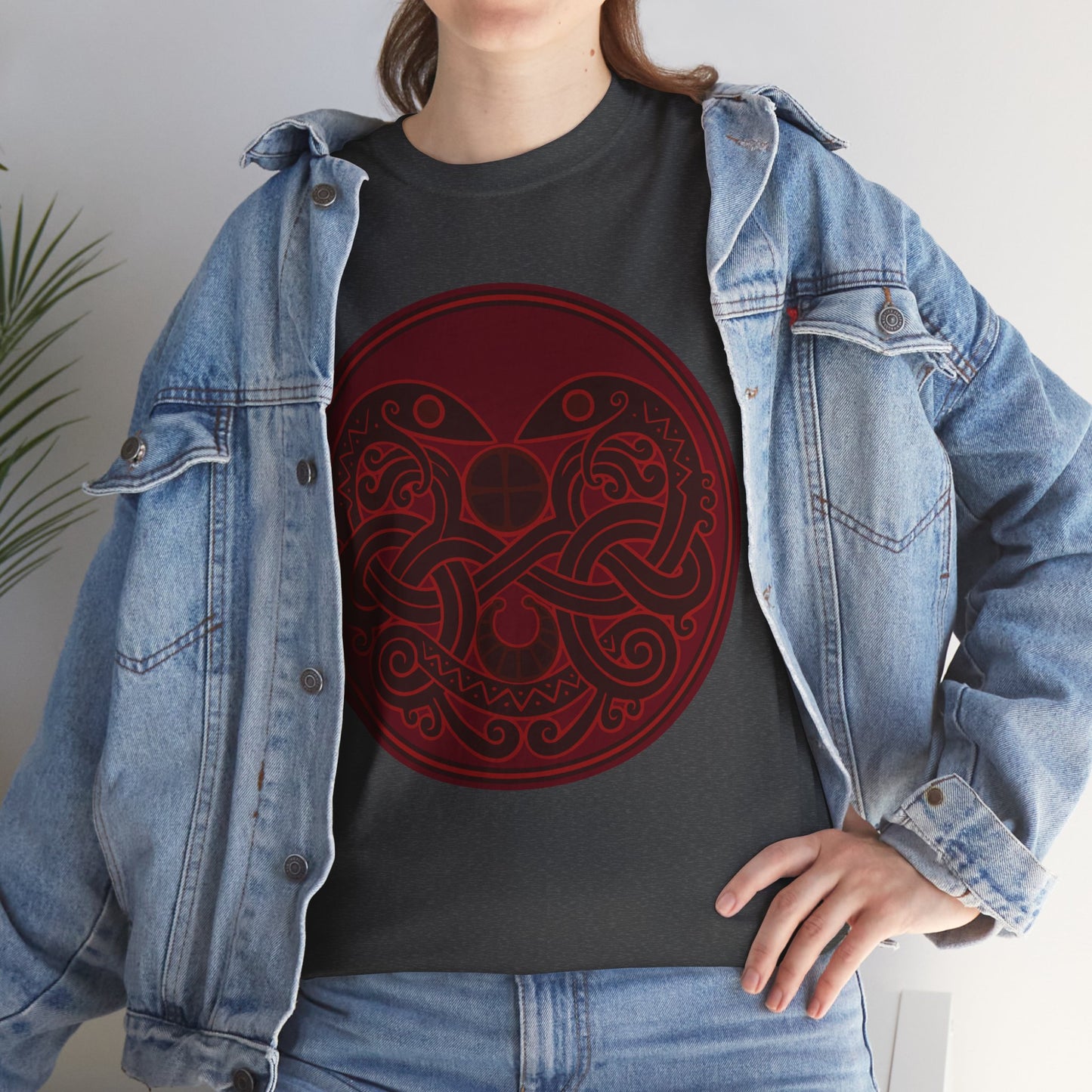 Viking Snake Cult Tee (Red) Unisex T-Shirt
