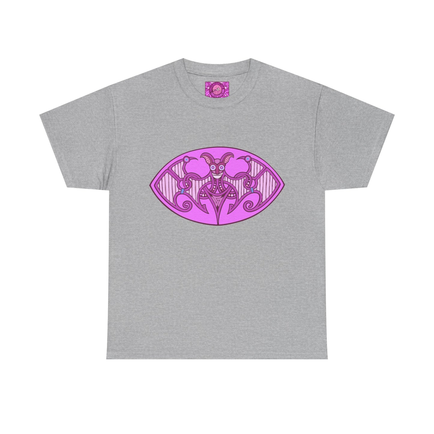 Viking style motif - The Batcarl - Unisex Heavy Cotton Tee