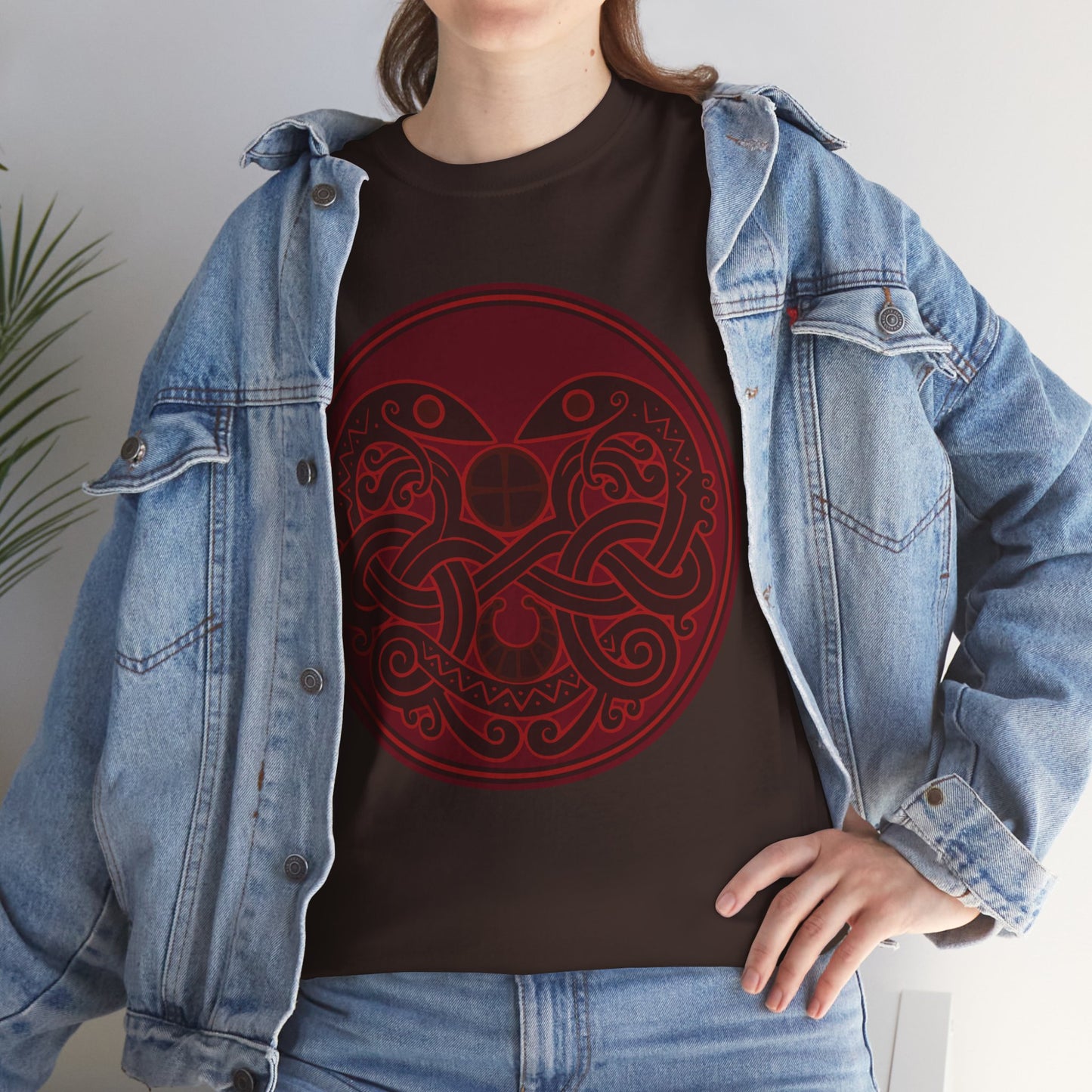 Viking Snake Cult Tee (Red) Unisex T-Shirt