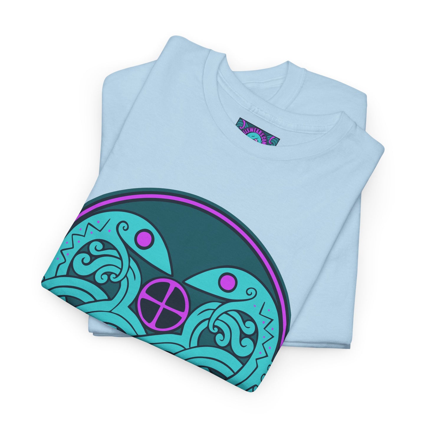 Viking Techno Snake Cult T-Shirt - Unisex Heavy Cotton Tee