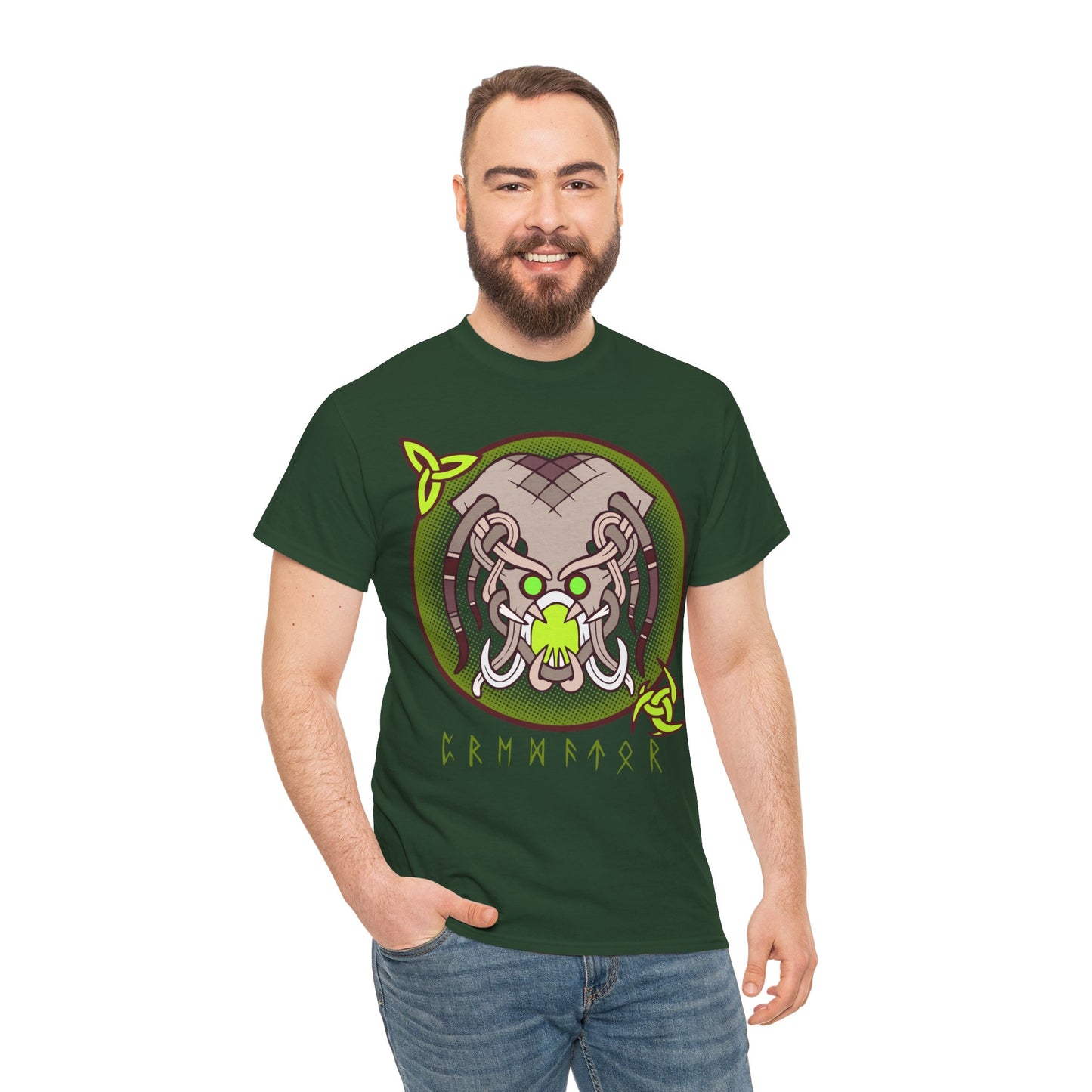Viking Monster Unisex Tee - Grendel Hunter Design (EU)