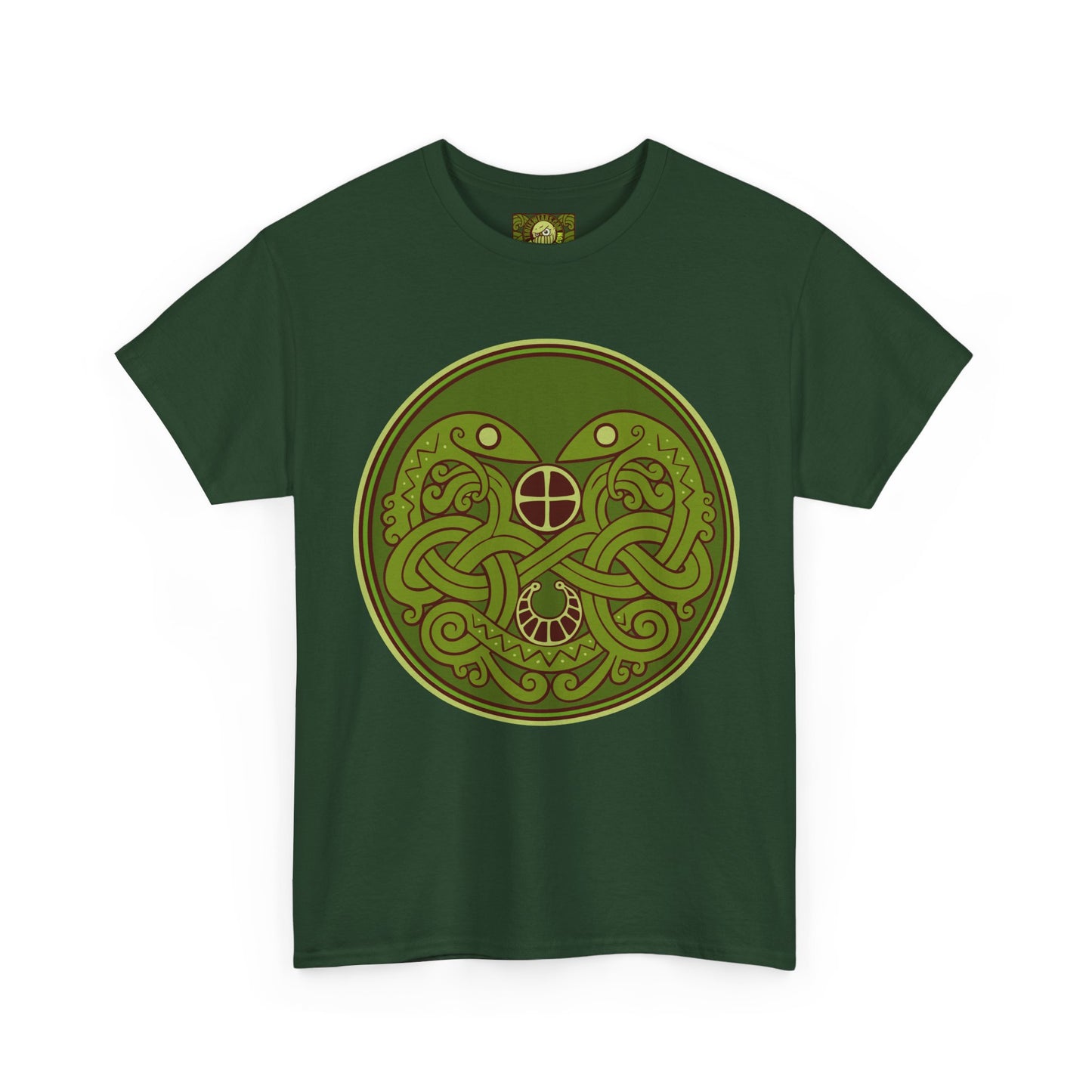 Viking Snake Cult Tee (green) Unisex T-Shirt