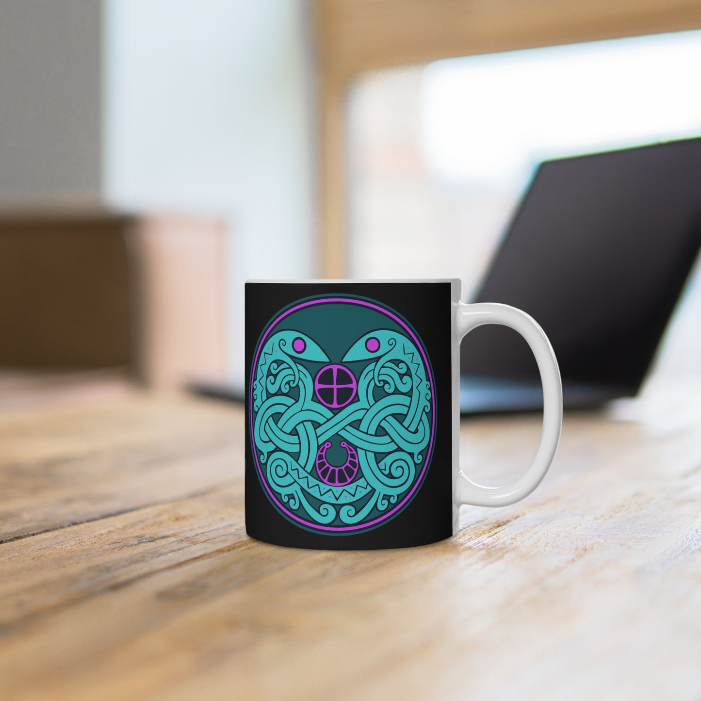 Viking Snake Cult - Neon - Mug