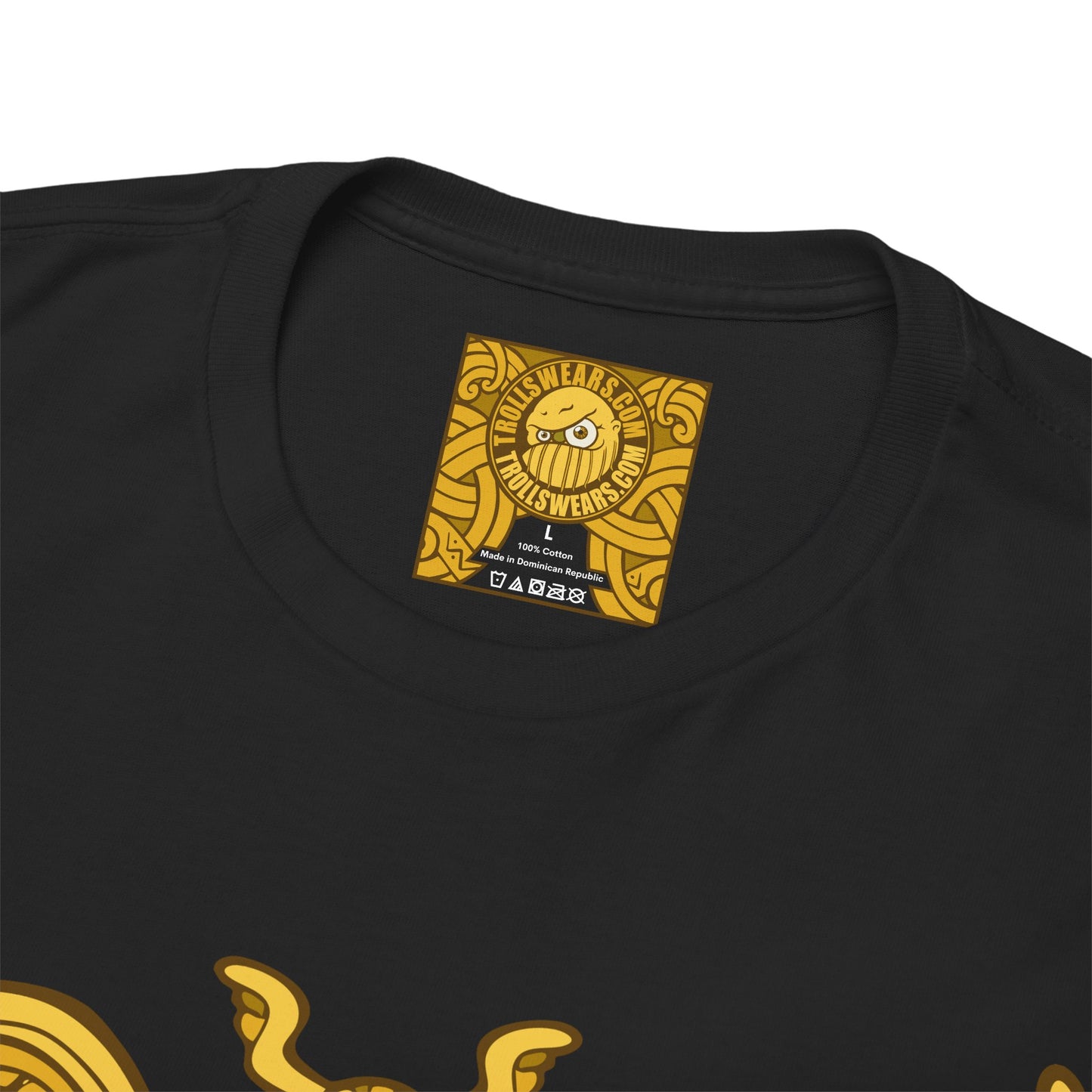 Gold Viking Style Animals Crest Unisex Tee