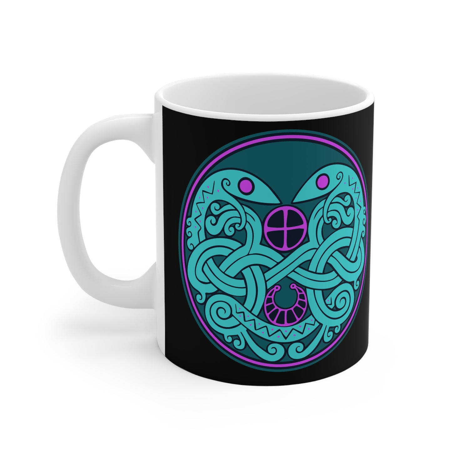 Viking Snake Cult - Neon - Mug