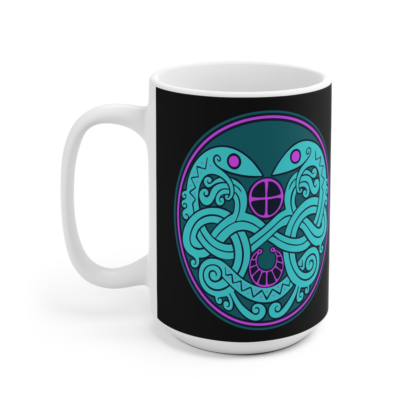 Viking Snake Cult - Neon - Mug