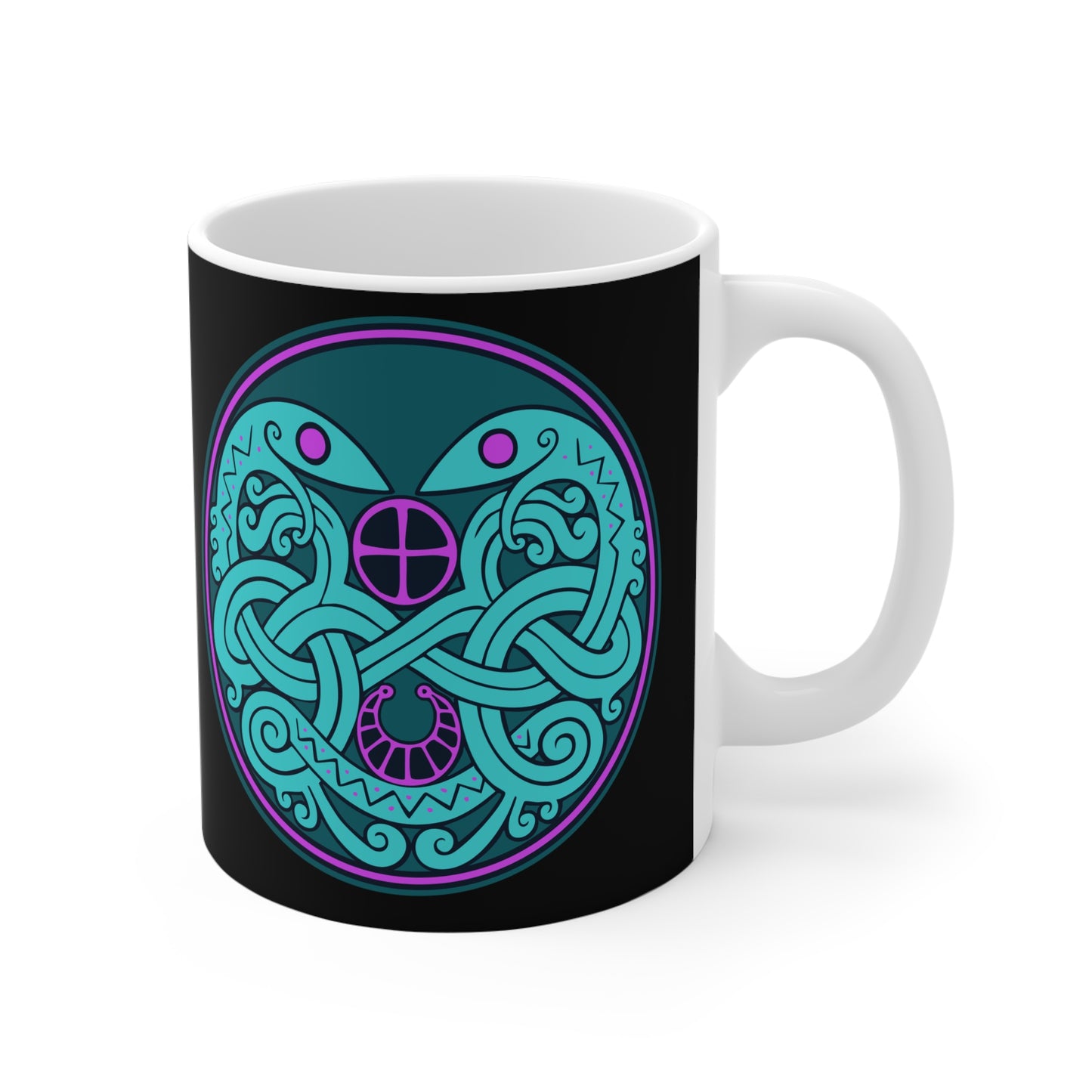 Viking Snake Cult - Neon - Mug