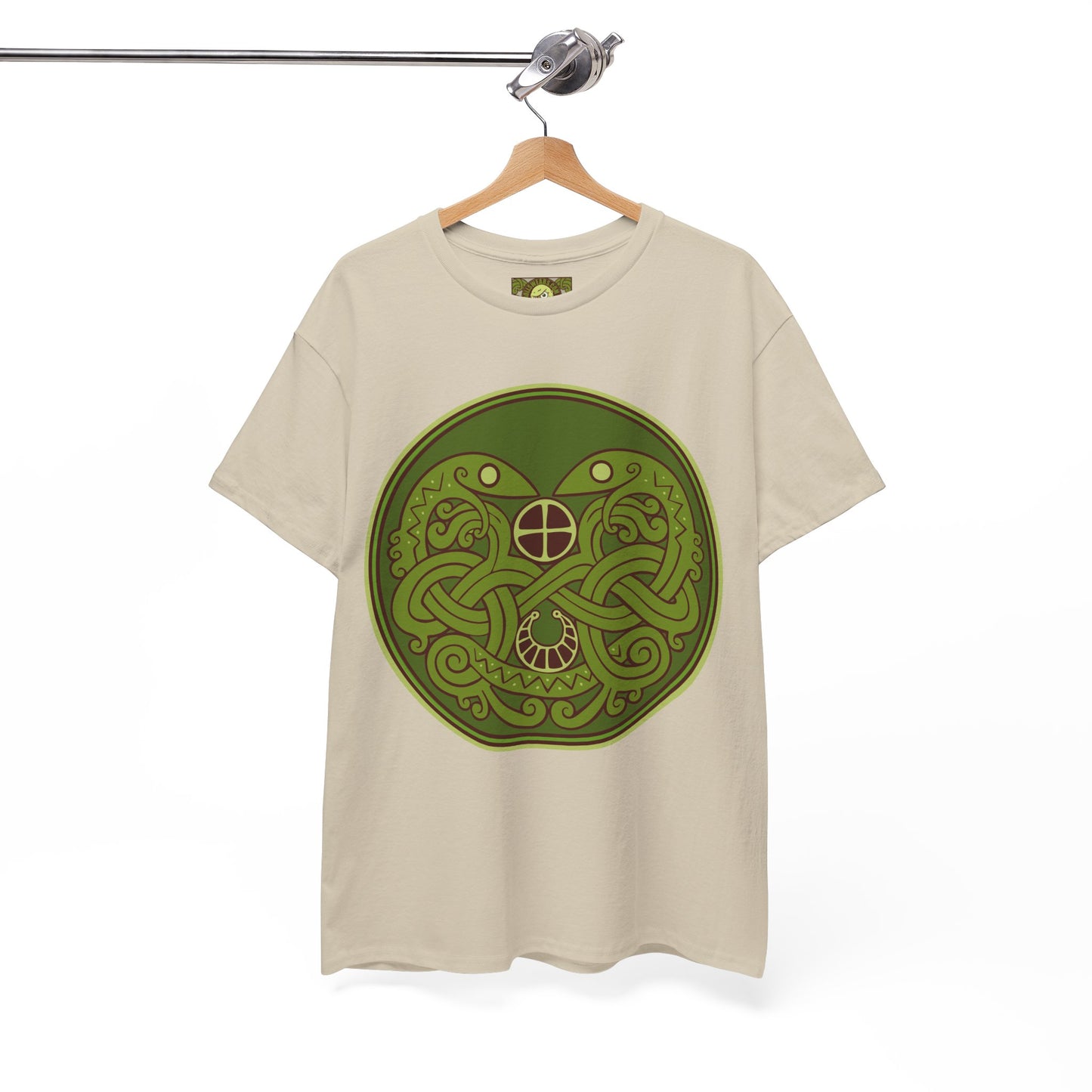 Viking Snake Cult Tee (green) Unisex T-Shirt