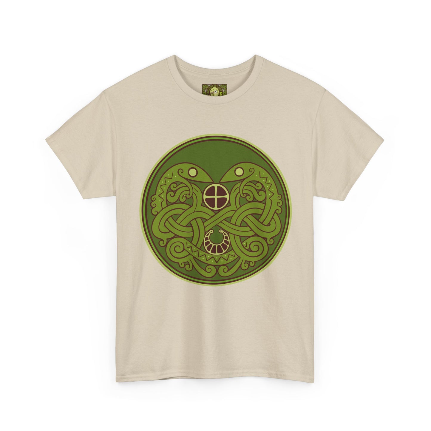 Viking Snake Cult Tee (green) Unisex T-Shirt