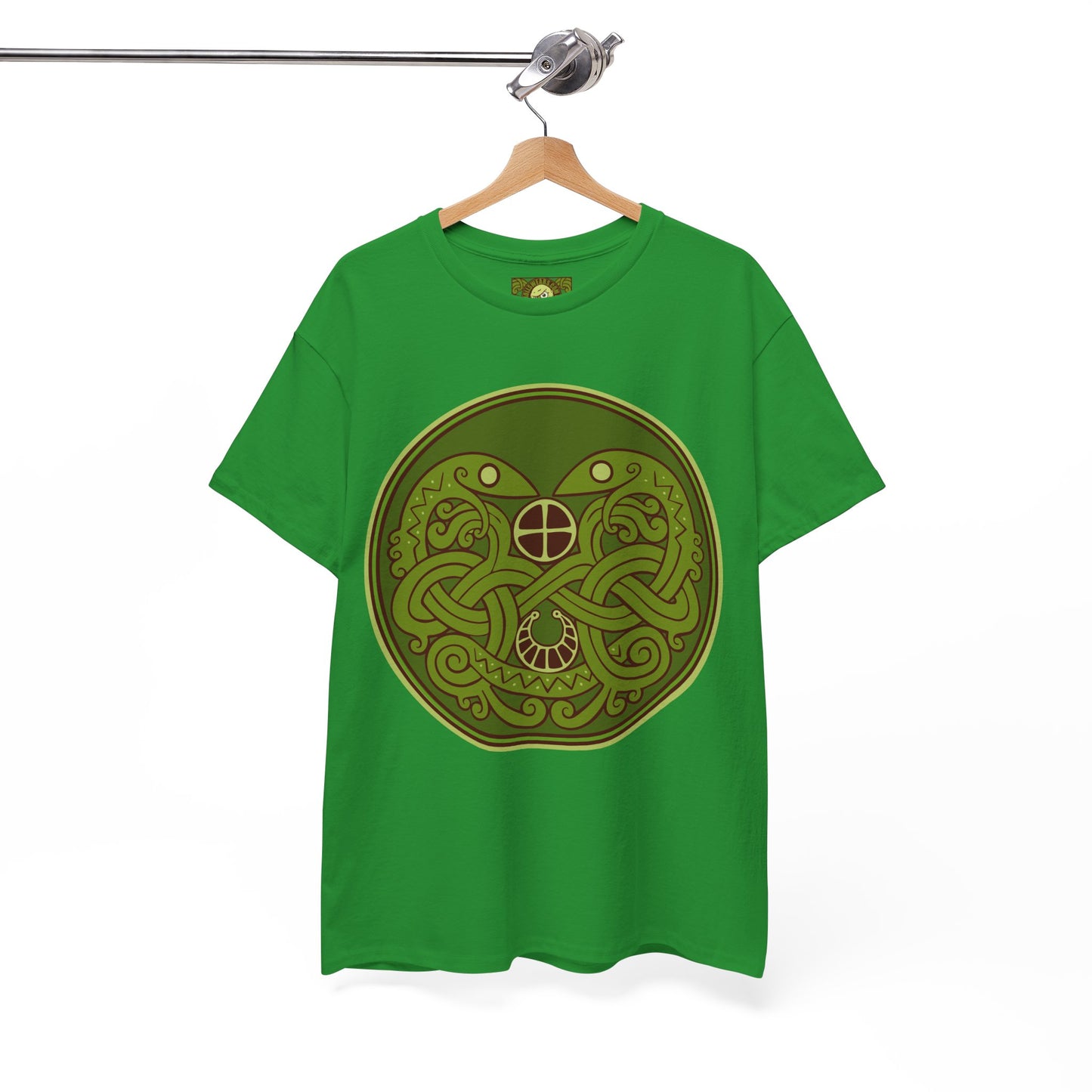 Viking Snake Cult Tee (green) Unisex T-Shirt