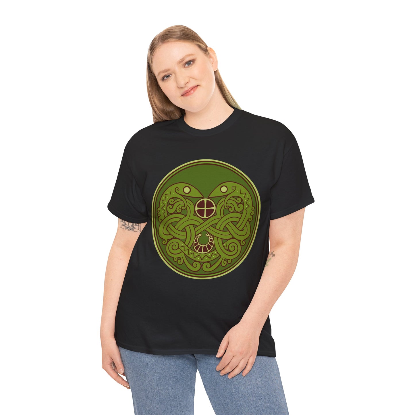Viking Snake Cult Tee (green) Unisex T-Shirt
