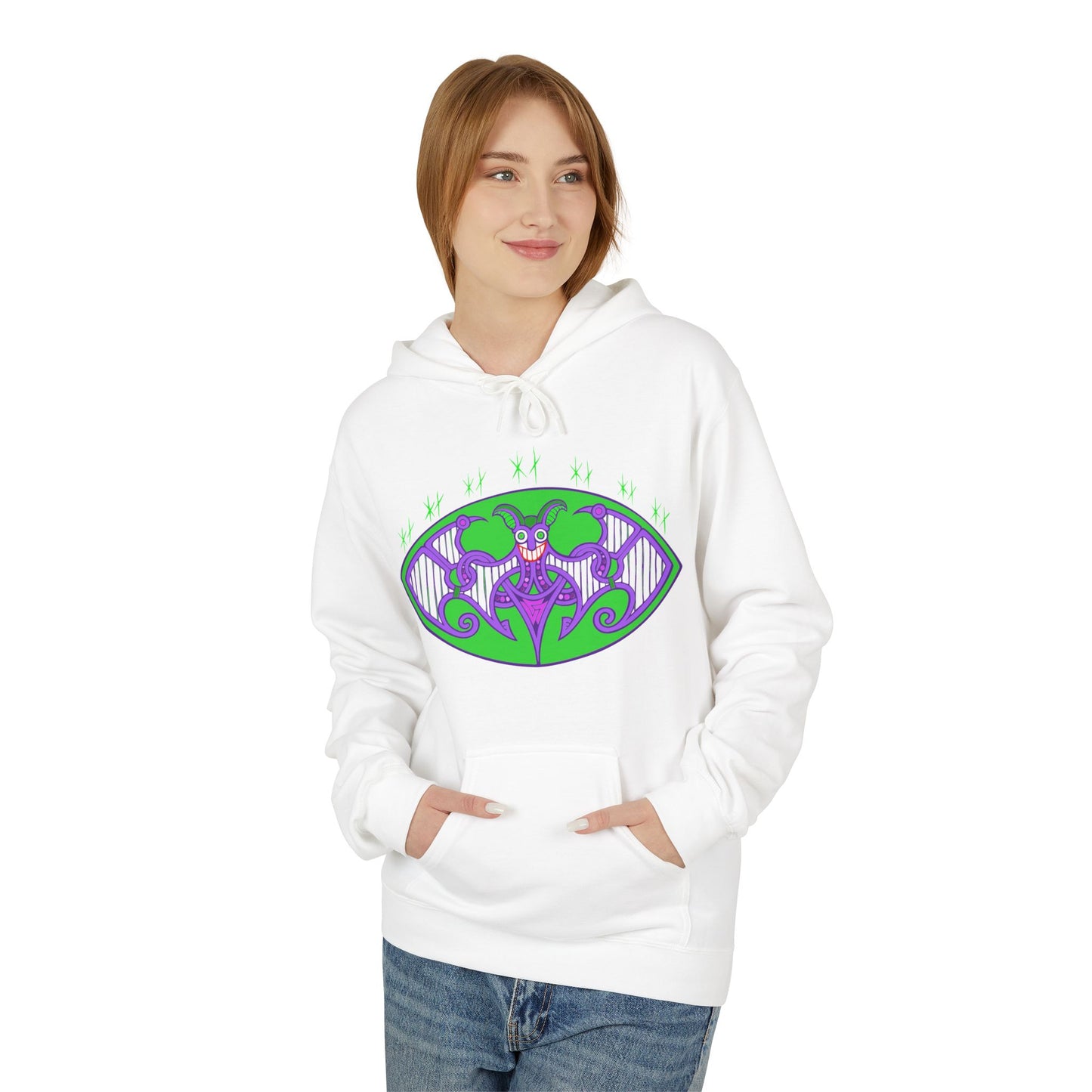 Viking Grinning Jester Hoodie