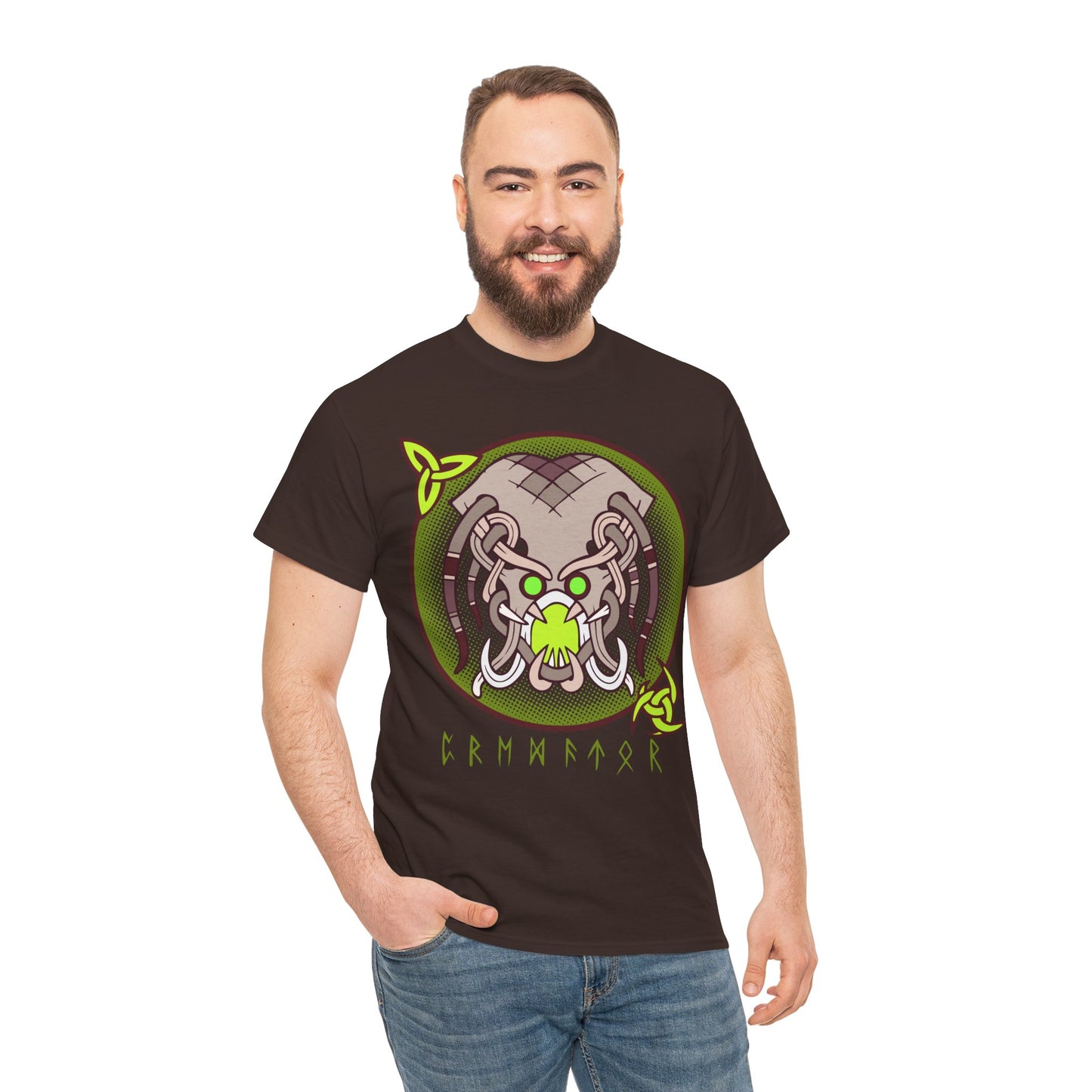 Viking Monster Unisex Tee - Grendel Hunter Design (EU)