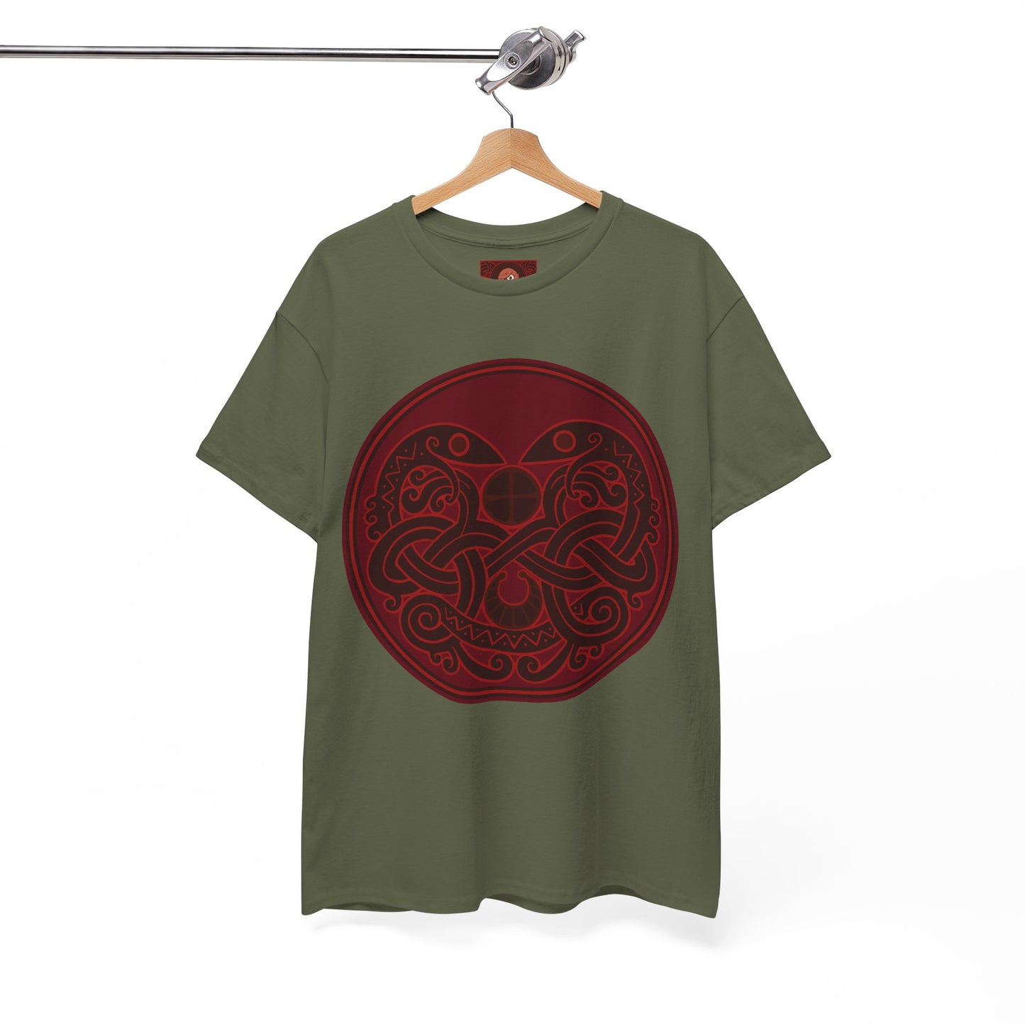 Viking Snake Cult Tee (Red) Unisex T-Shirt