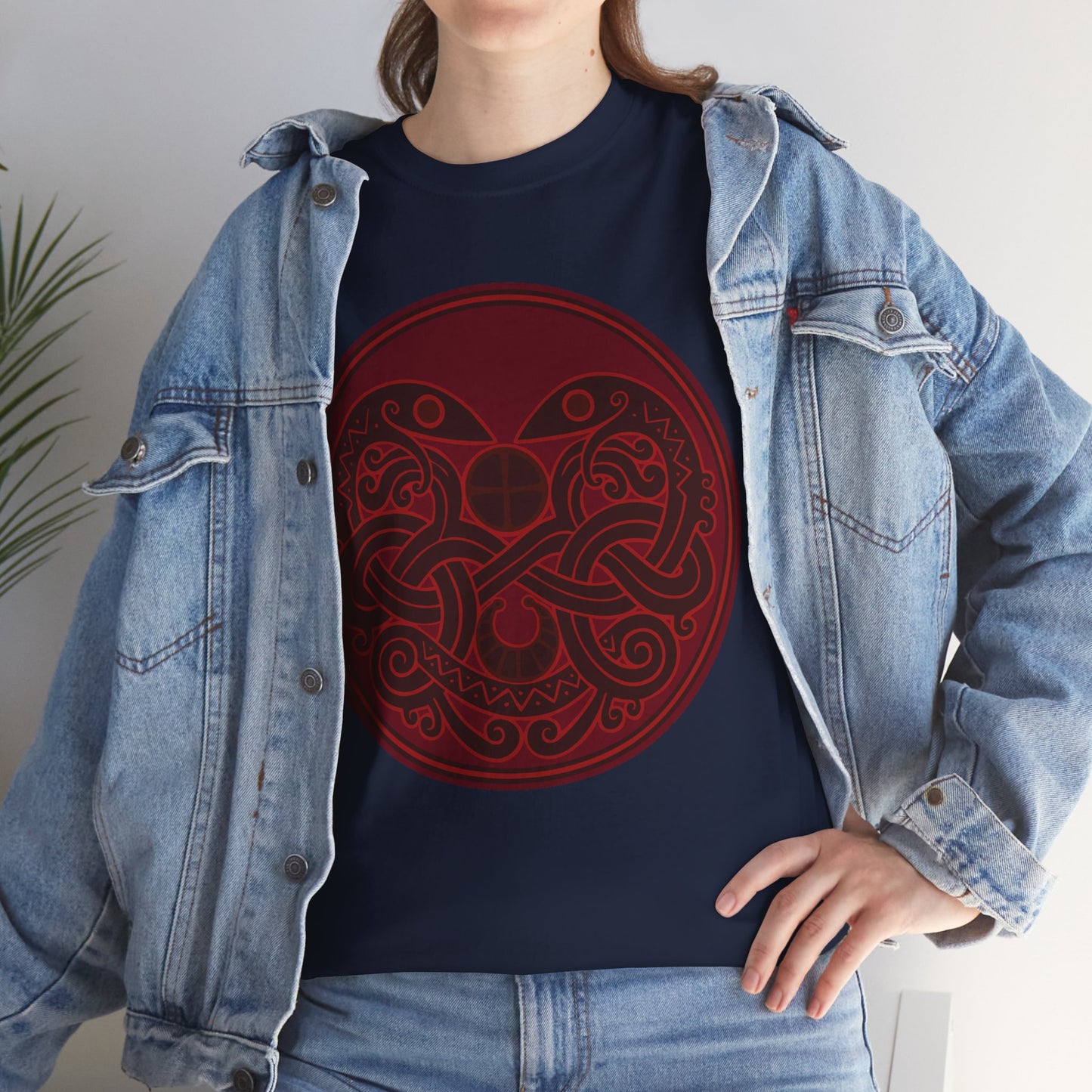 Viking Snake Cult Tee (Red) Unisex T-Shirt