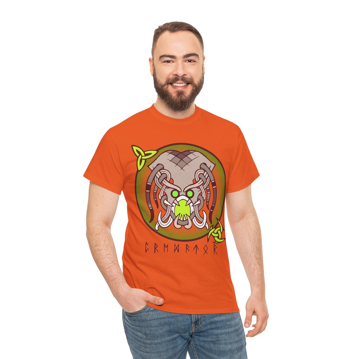Viking Monster Unisex Tee - Grendel Hunter Design (EU)