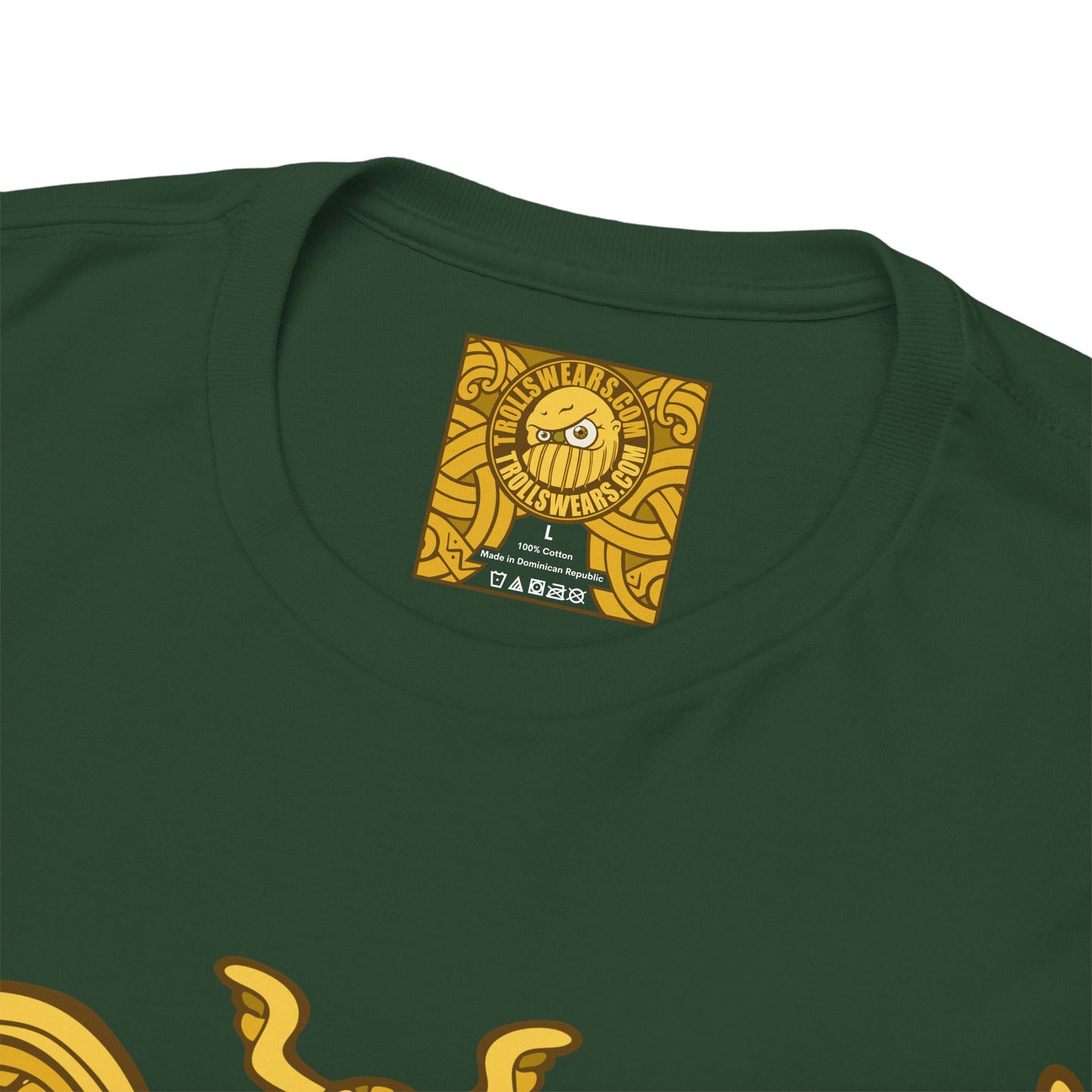 Gold Viking Style Animals Crest Unisex Tee