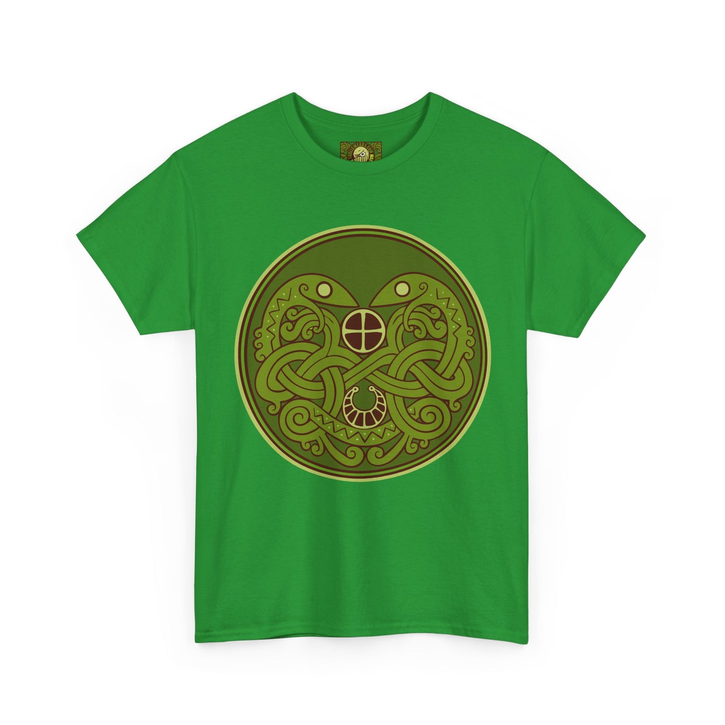 Viking Snake Cult Tee (green) Unisex T-Shirt