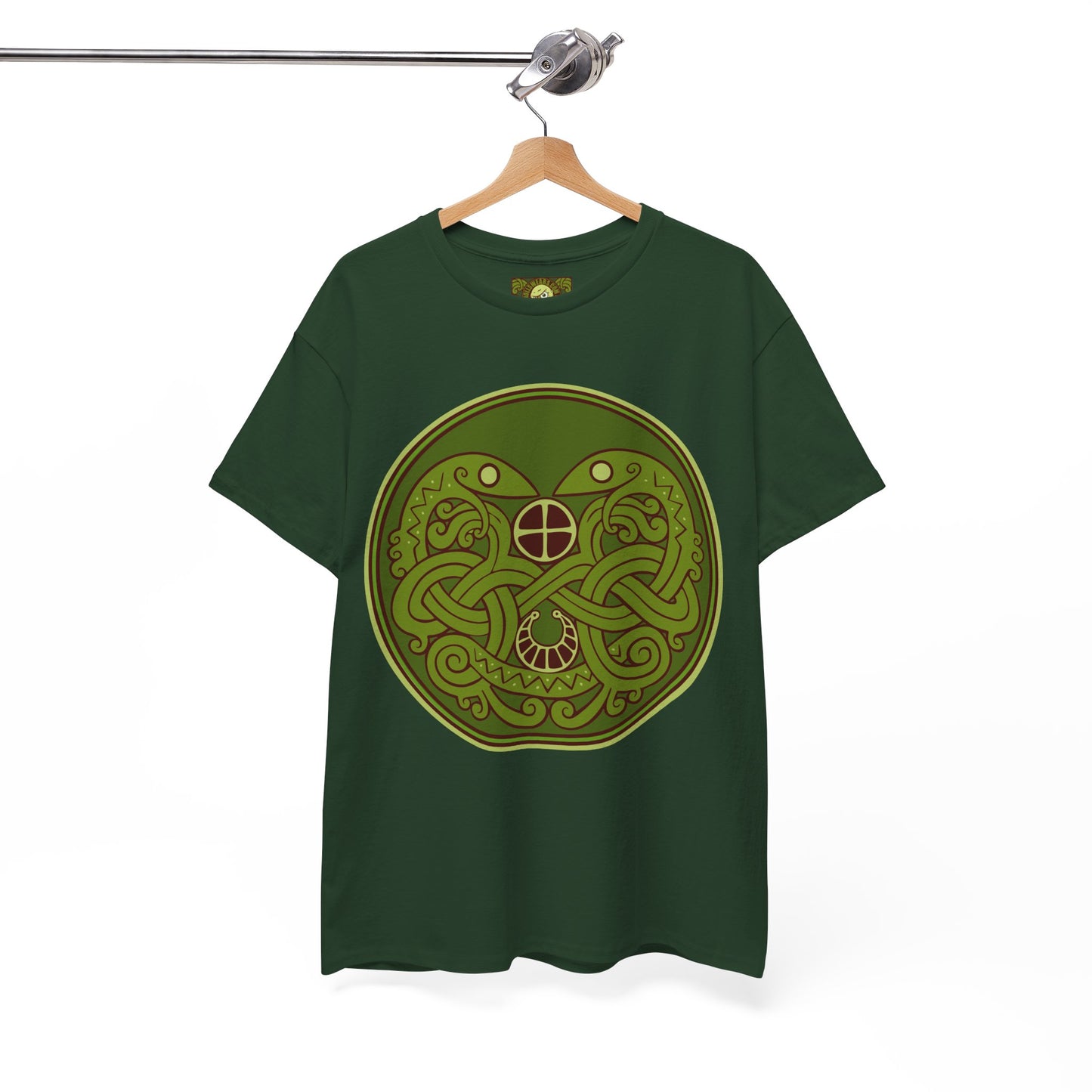Viking Snake Cult Tee (green) Unisex T-Shirt