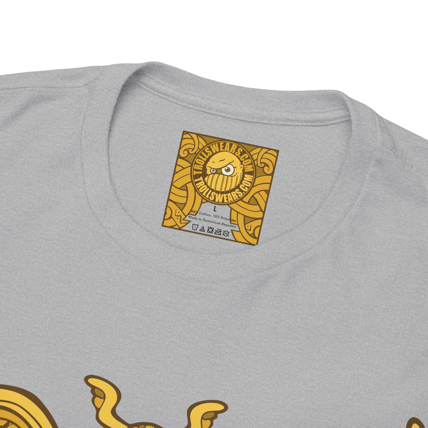 Gold Viking Style Animals Crest Unisex Tee