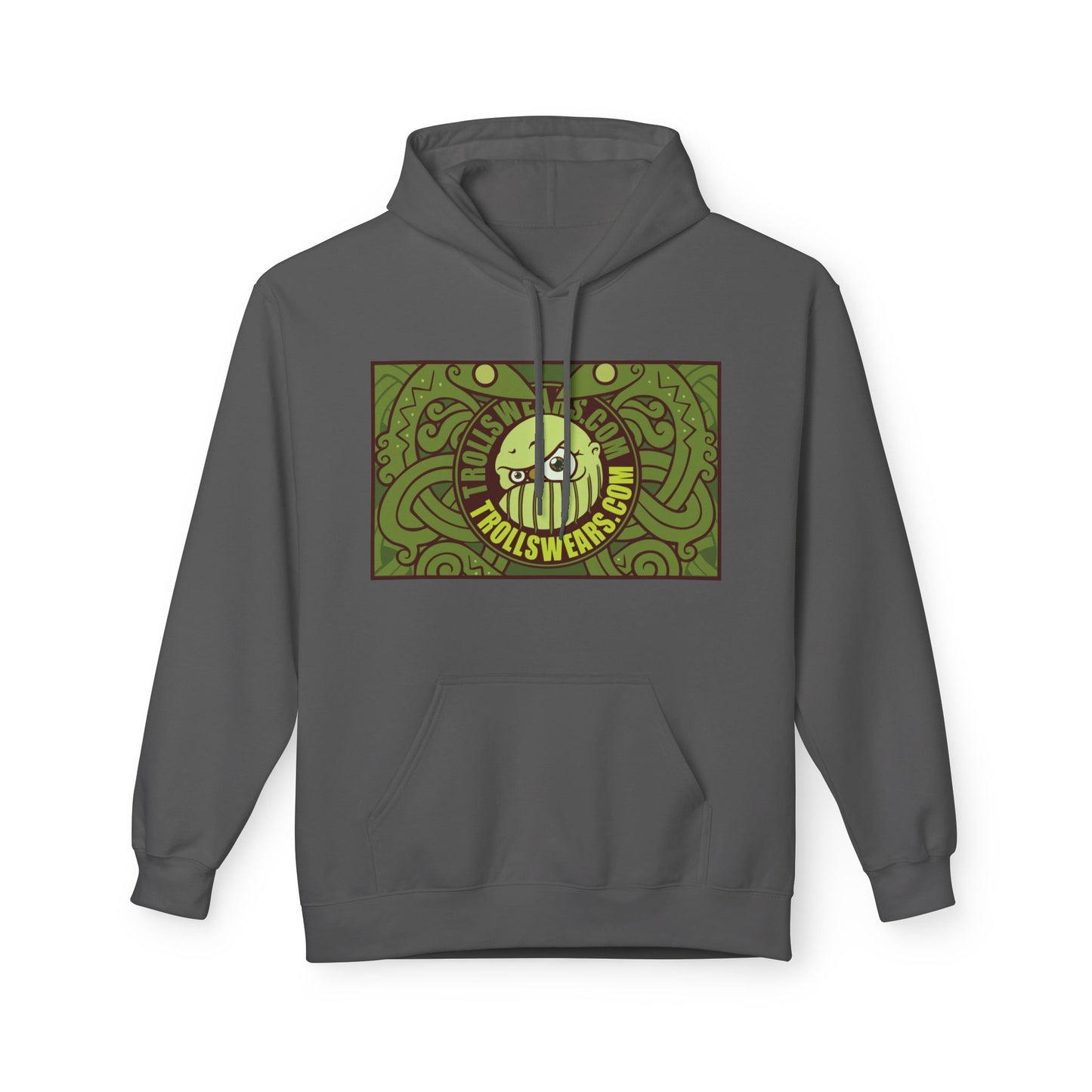 Trollswears.com Hoodie with Snake-Cult Back print