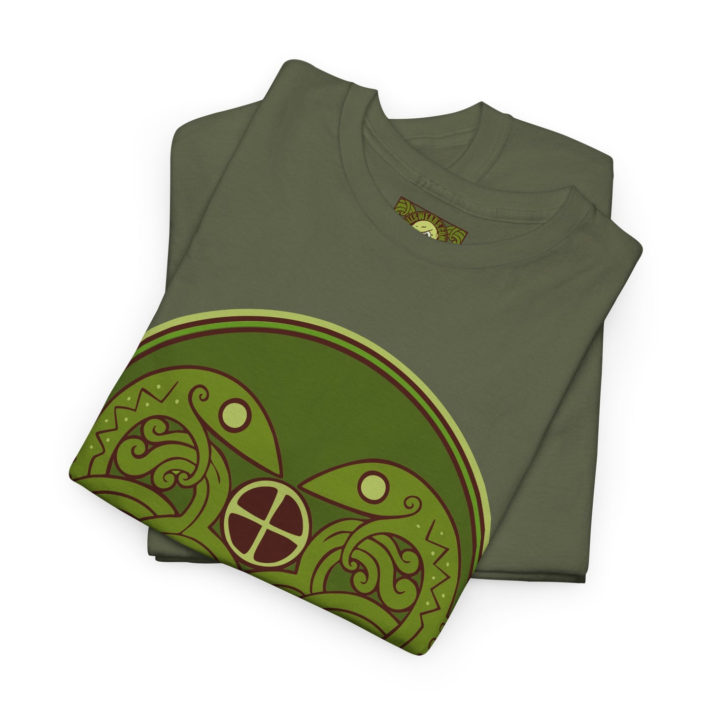 Viking Snake Cult Tee (green) Unisex T-Shirt