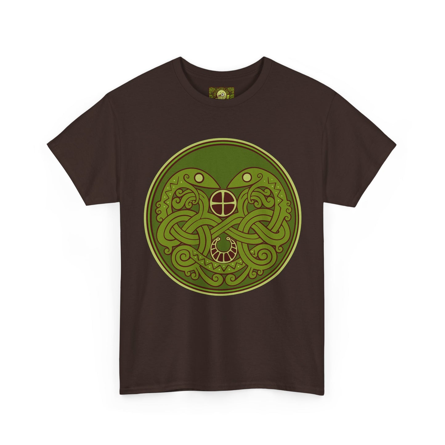 Viking Snake Cult Tee (green) Unisex T-Shirt