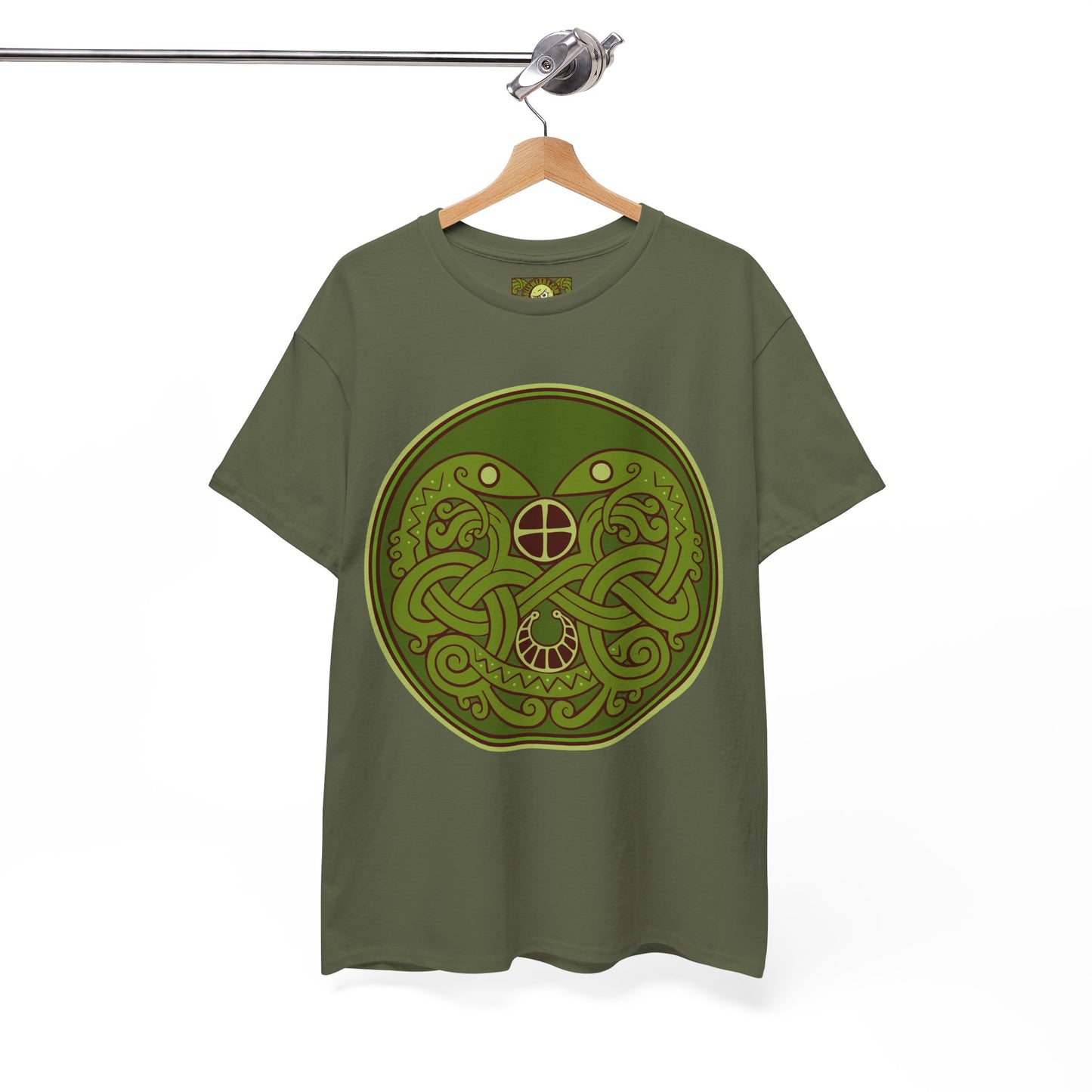 Viking Snake Cult Tee (green) Unisex T-Shirt