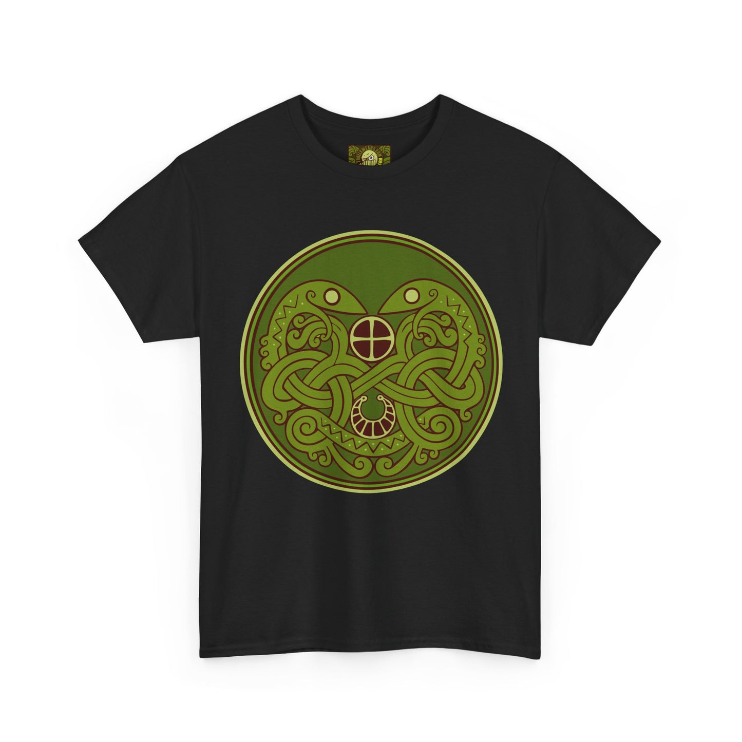Viking Snake Cult Tee (green) Unisex T-Shirt