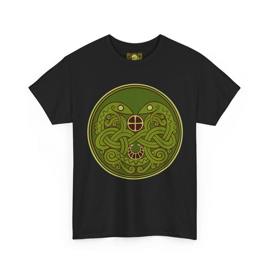 Viking Snake Cult Tee (green) Unisex T-Shirt