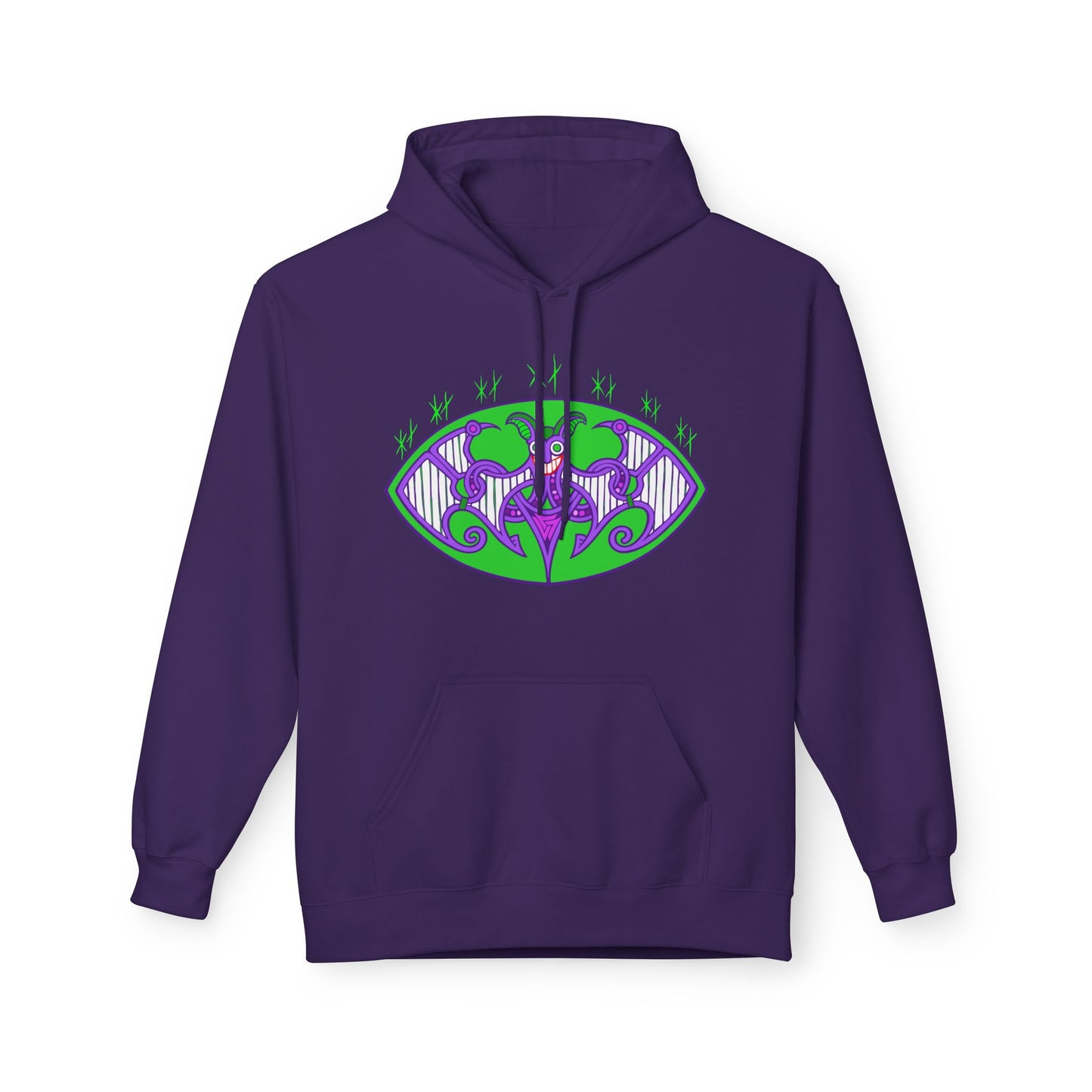 Viking Grinning Jester Hoodie