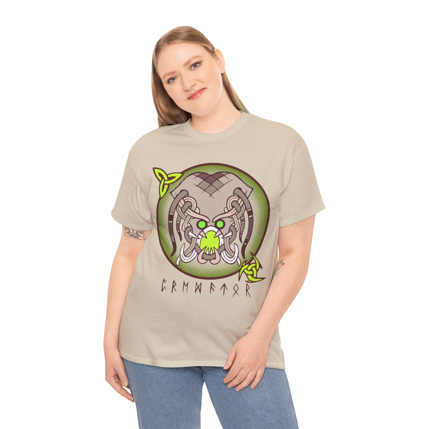 Viking Monster Unisex Tee - Grendel Hunter Design (EU)