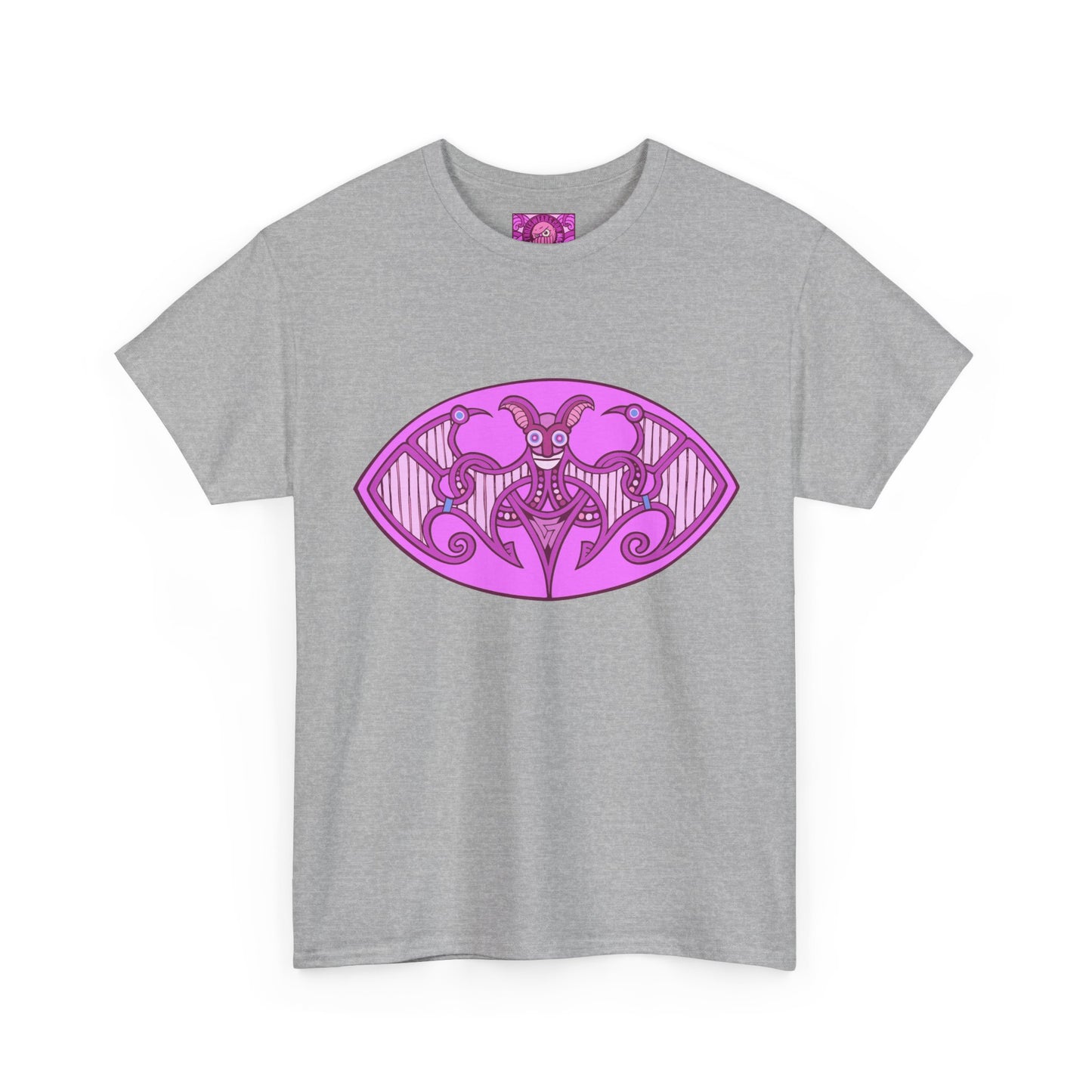 Viking style motif - The Batcarl - Unisex Heavy Cotton Tee