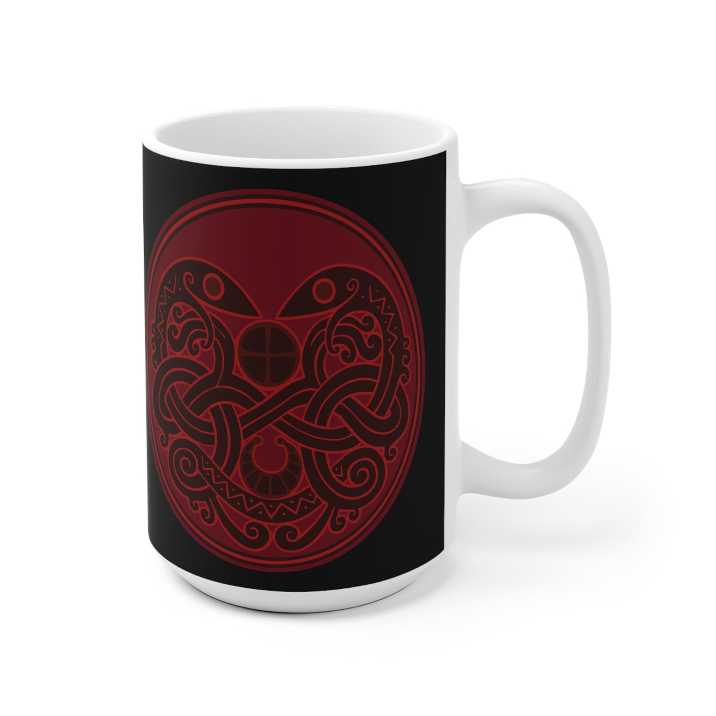 Viking Snake Cult Mug - Nordic Design