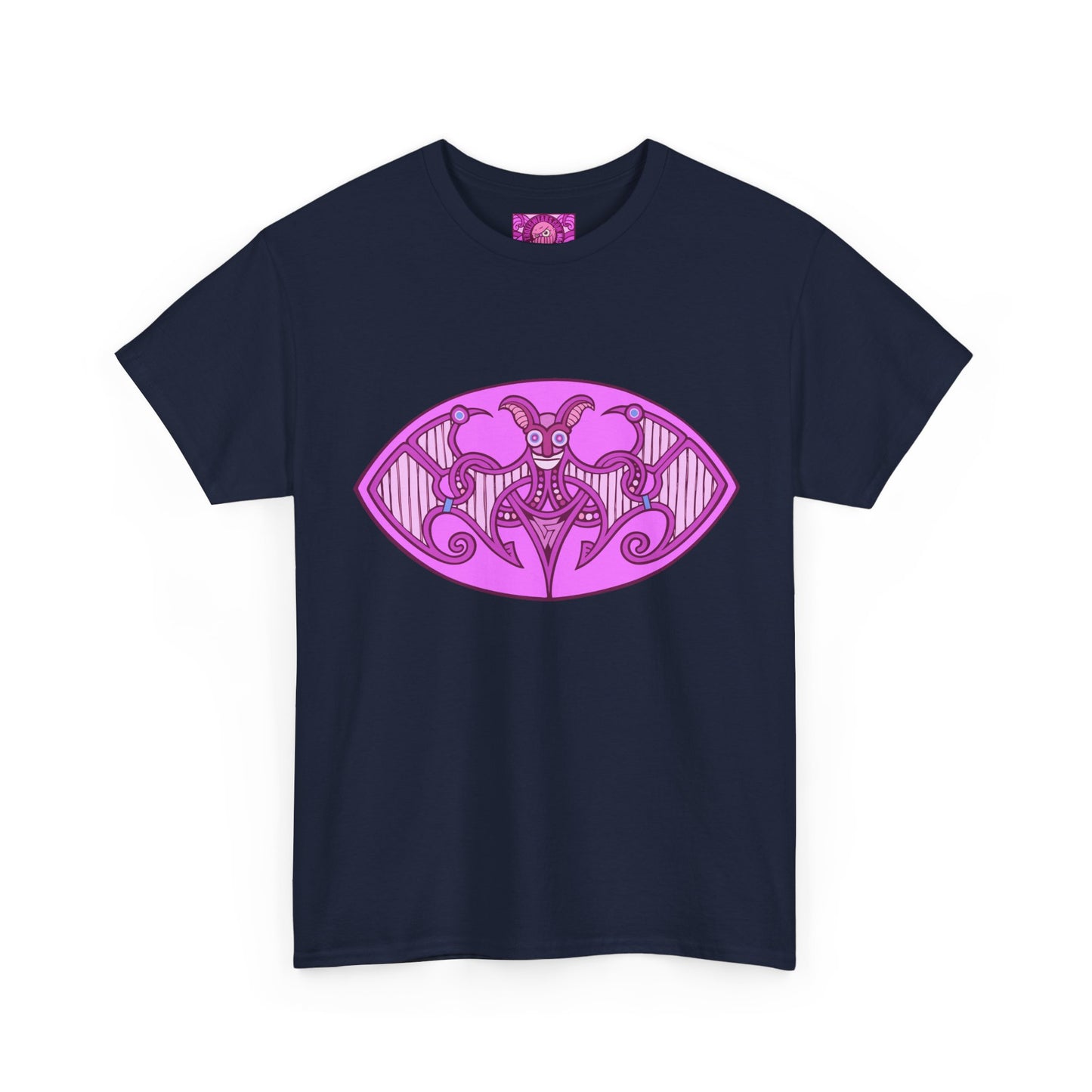 Viking style motif - The Batcarl - Unisex Heavy Cotton Tee