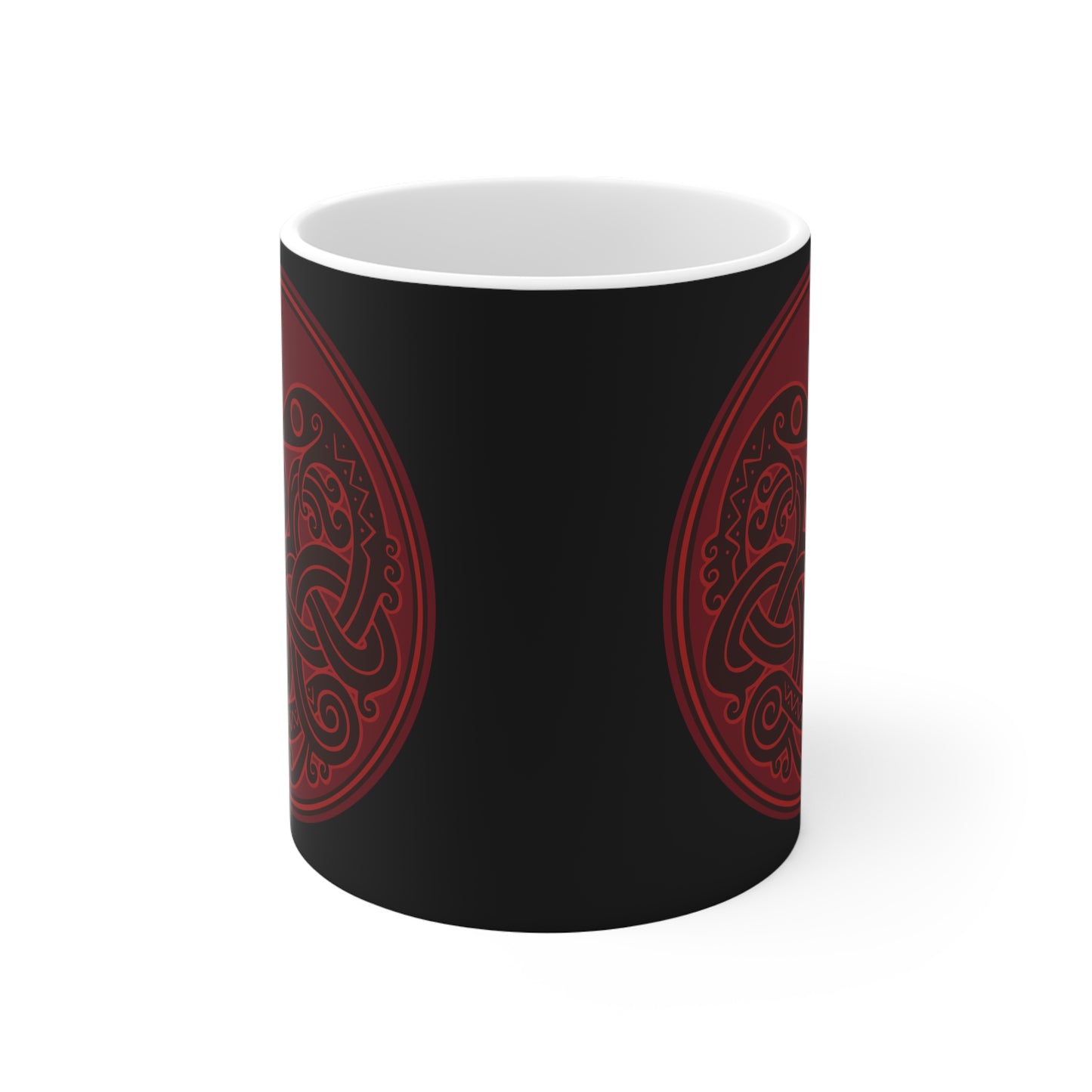 Viking Snake Cult Mug - Nordic Design