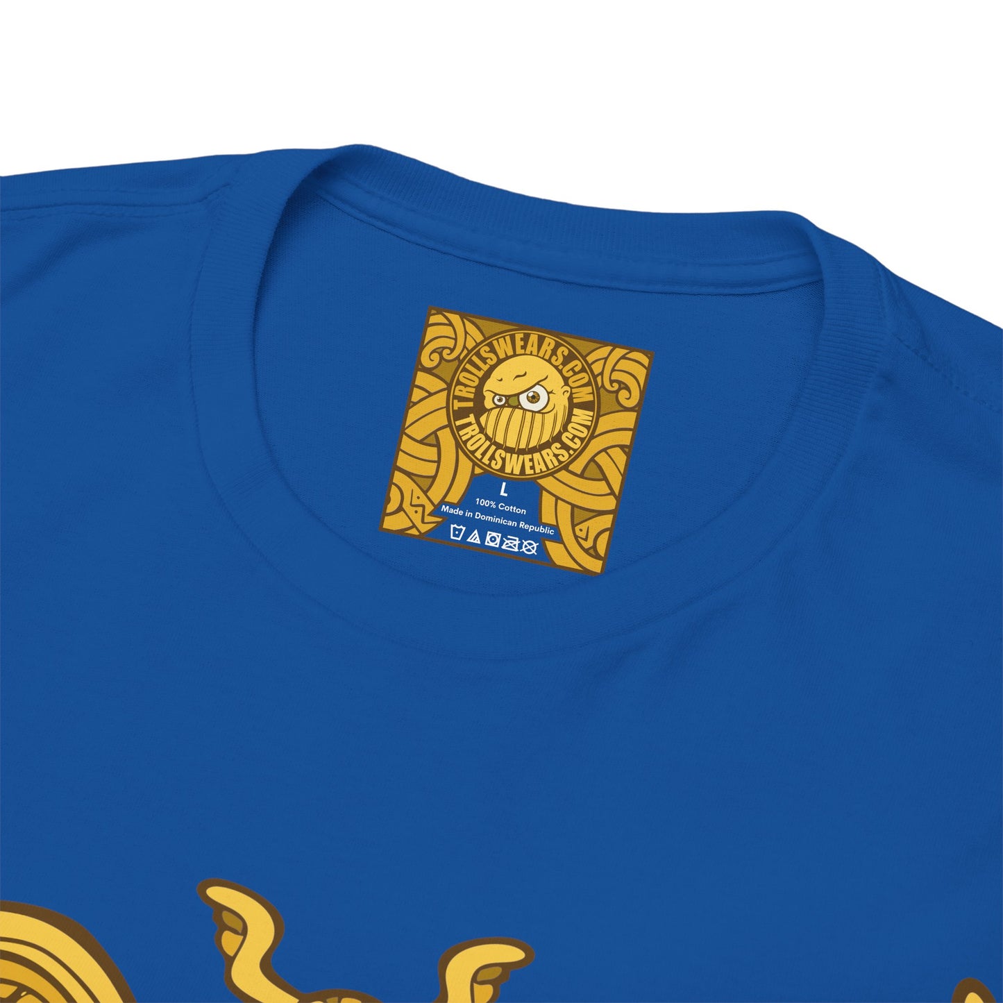 Gold Viking Style Animals Crest Unisex Tee