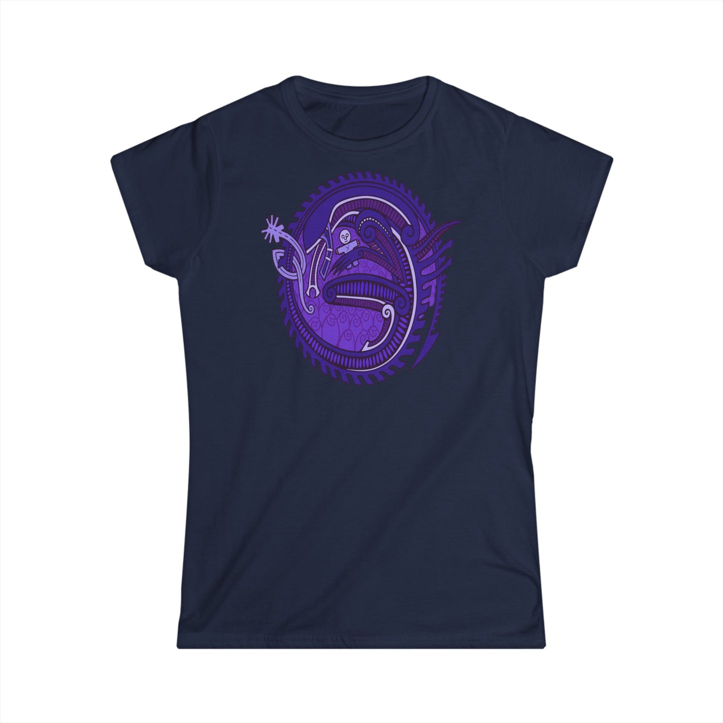 Viking Egg-Laying Wyrm Women's Tee Blue