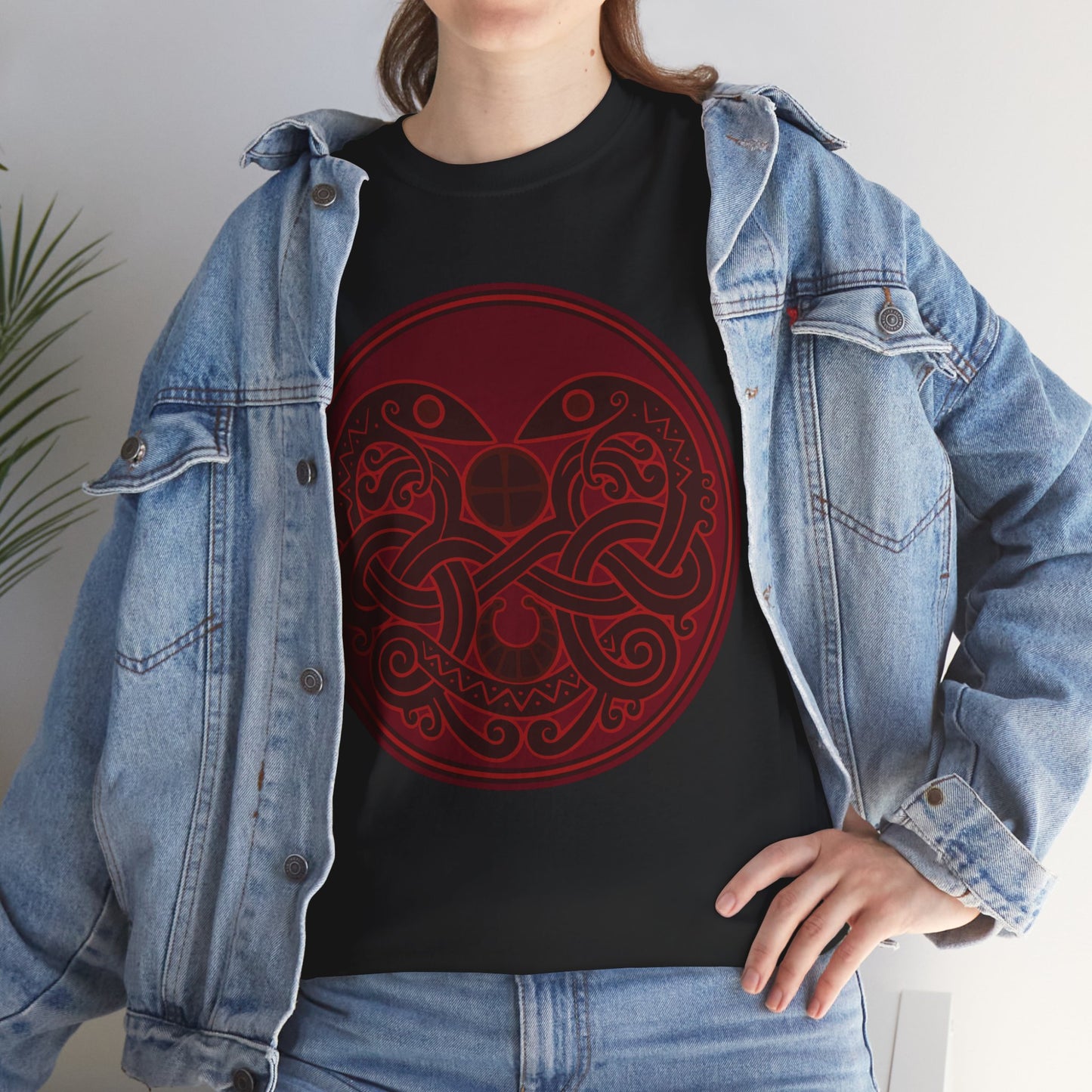 Viking Snake Cult Tee (Red) Unisex T-Shirt